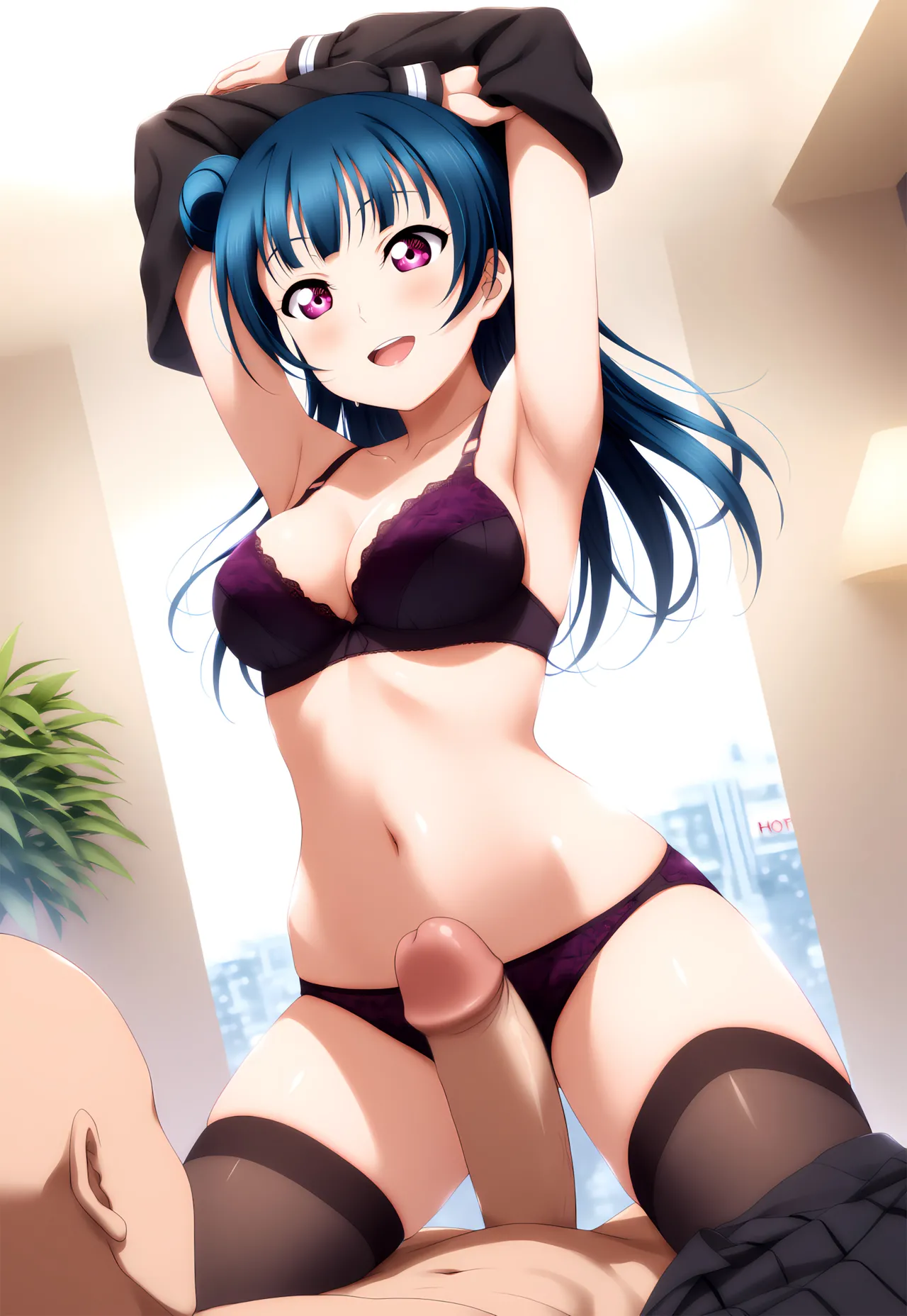 【R-18】Yoshiko+Tsushima+-+Birthday+Special(Sen-hwa) [Ai generated] Page 6