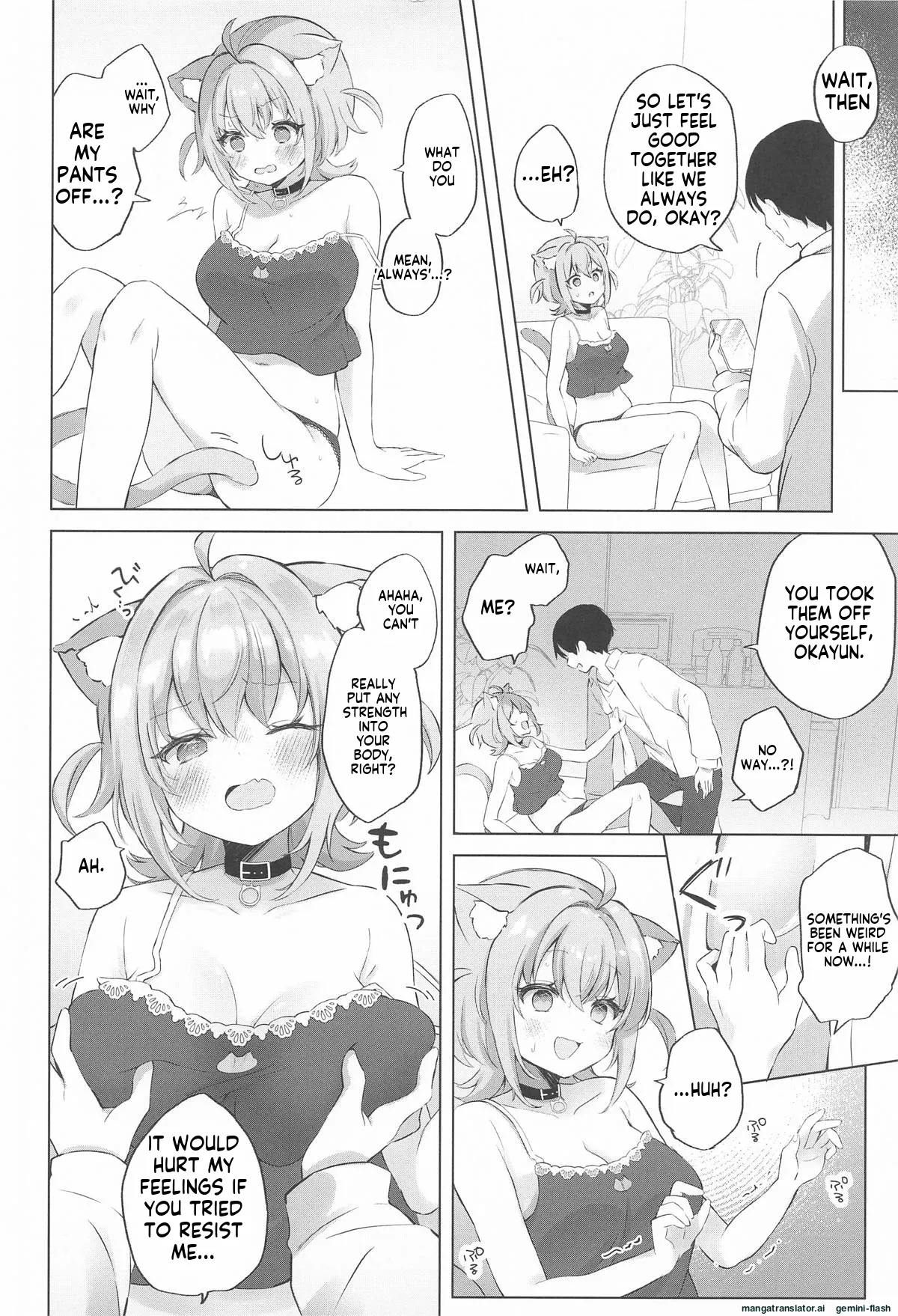 [#Mimamori Mimori (Mimori)]Nekomata-san to Saimin Appli(Nekomata Okayu)[English][Mtl] Page 9
