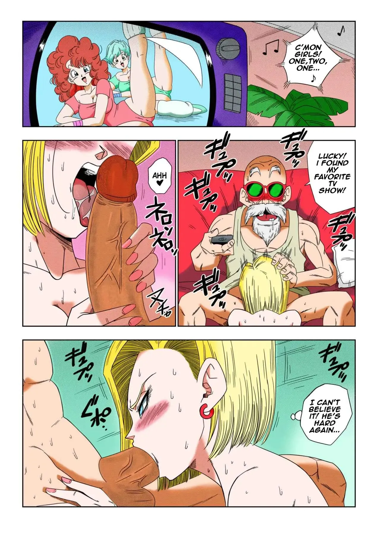 [Yamamoto]Android 18 vs. Master Roshi[Colored] Page 23