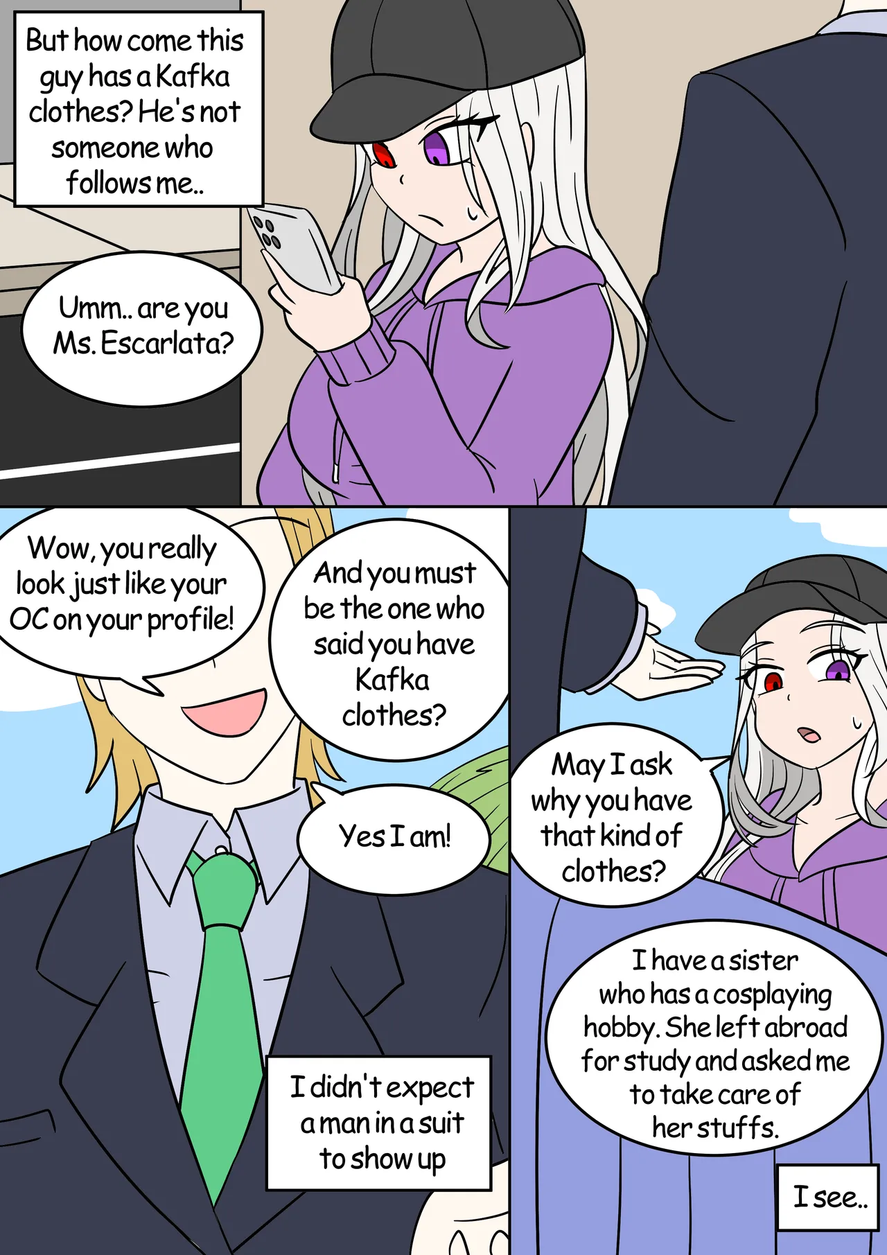 [Vel]Waking up as OC[English] Page 9
