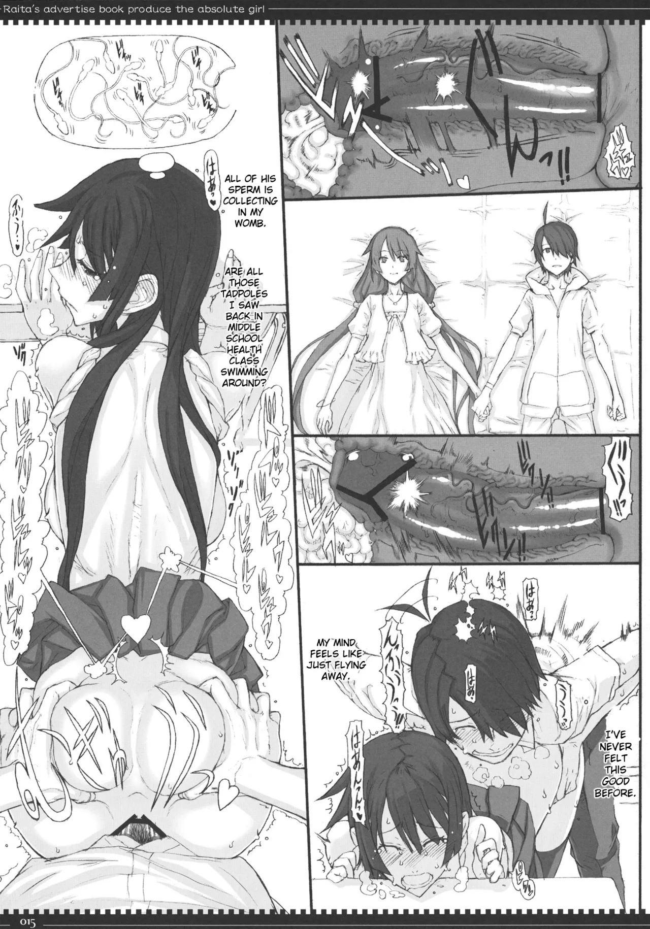 (C80) [Zettai Shoujo (RAITA)]Dorobouneko no Yokorenbo(Bakemonogatari) [English] (Fertilization Edit) Page 14