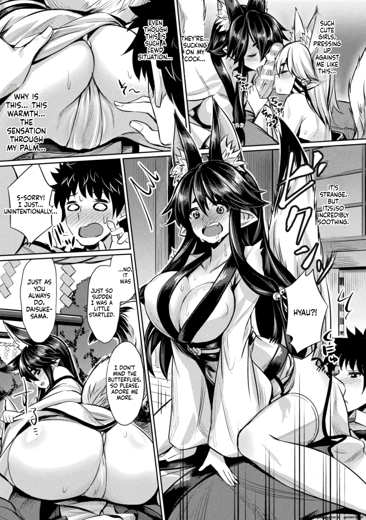 [Yasu]A Gift from the Gods Baby-Making Sex with the Fox-Girl Sisters[English][MTL] Page 7