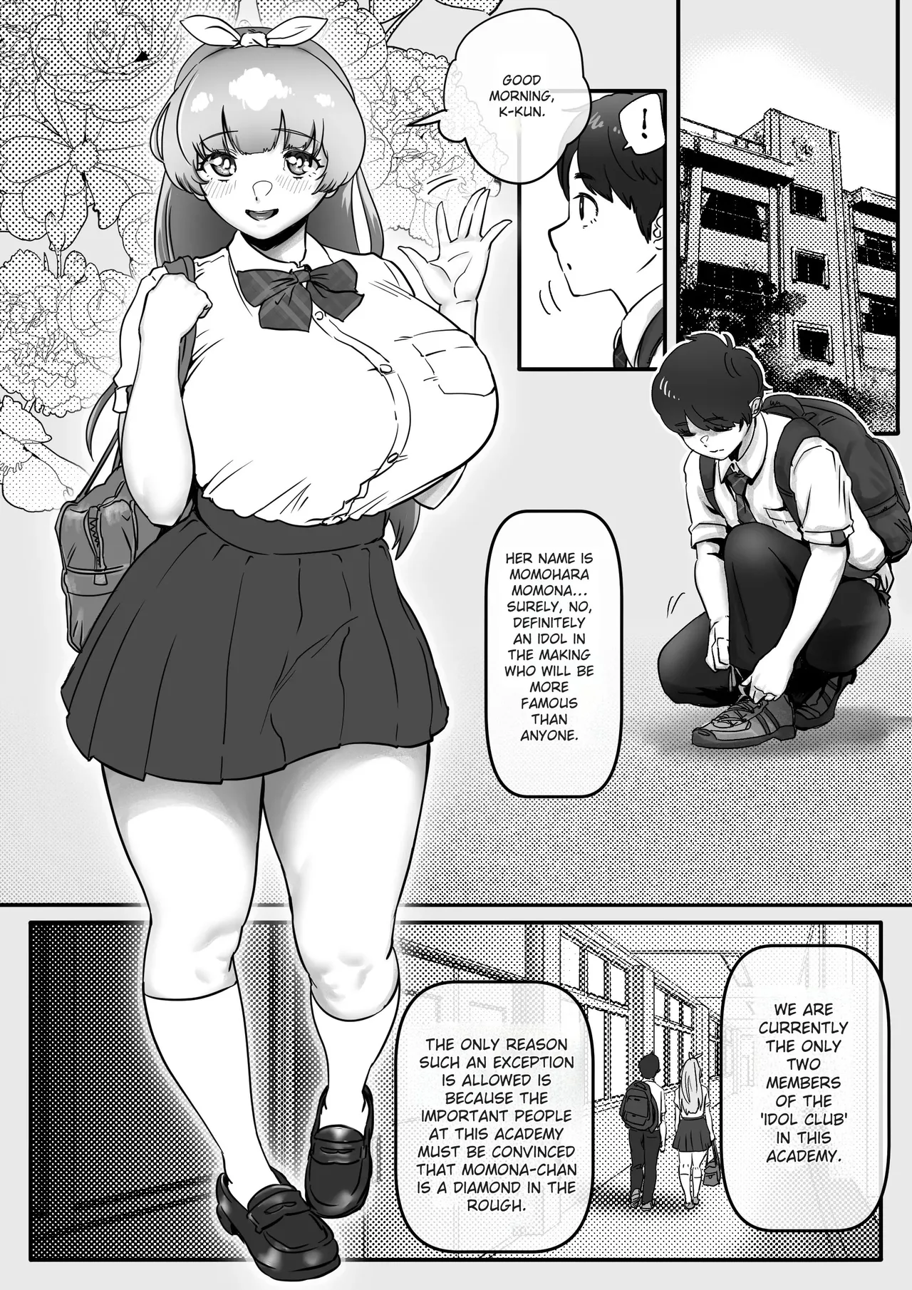 (Jzargo)A story about Momona, an aspiring idol who was supposed to end up with her childhood friend, but becomes an older man’s mistress.(MTL) Page 4