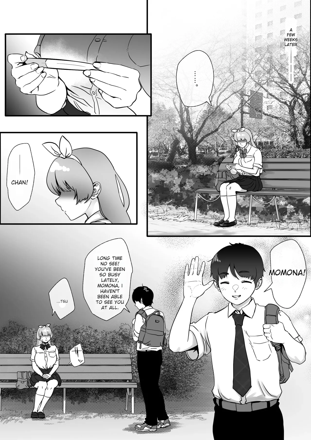 (Jzargo)A story about Momona, an aspiring idol who was supposed to end up with her childhood friend, but becomes an older man’s mistress.(MTL) Page 49