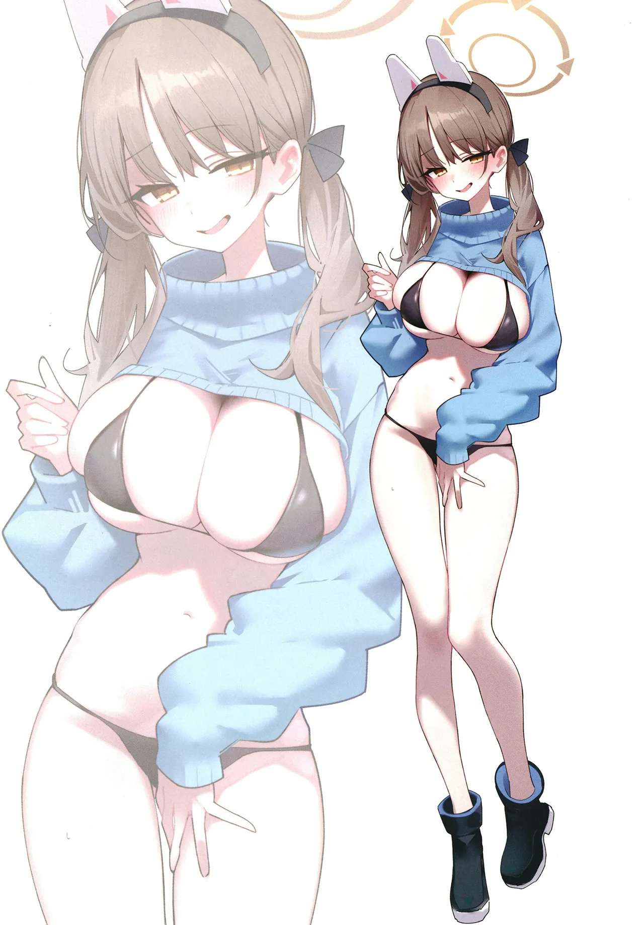 [Sebunsuenjin (Harenchi Tomeko)]Hayase Yuuka ga Sukisugiru!!3 ～Seitotsan, Okari Shitema～su Wara～(Blue Archive) [Digital] Page 14