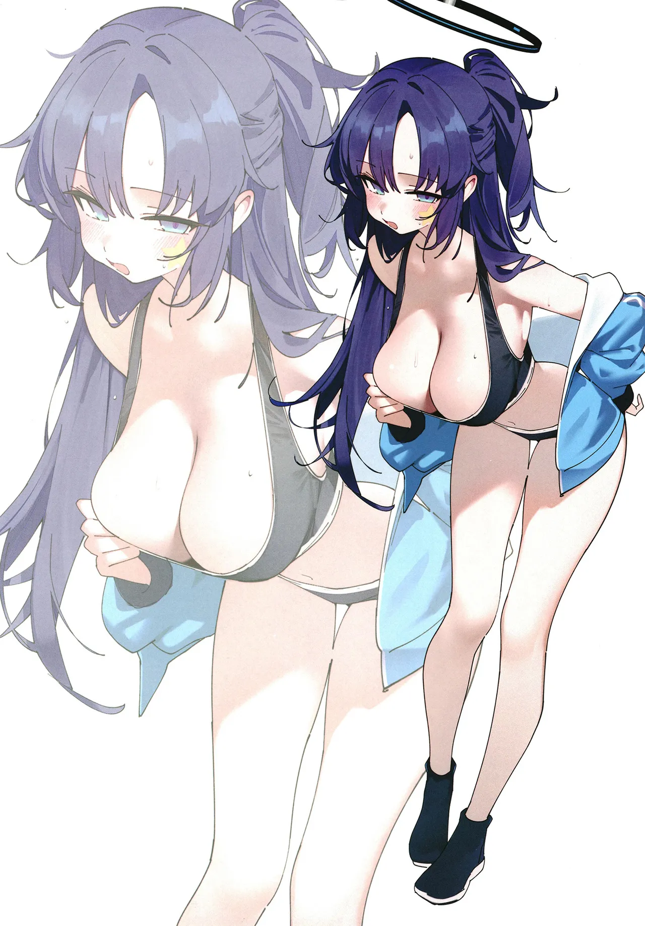 [Sebunsuenjin (Harenchi Tomeko)]Hayase Yuuka ga Sukisugiru!!3 ～Seitotsan, Okari Shitema～su Wara～(Blue Archive) [Digital] Page 4
