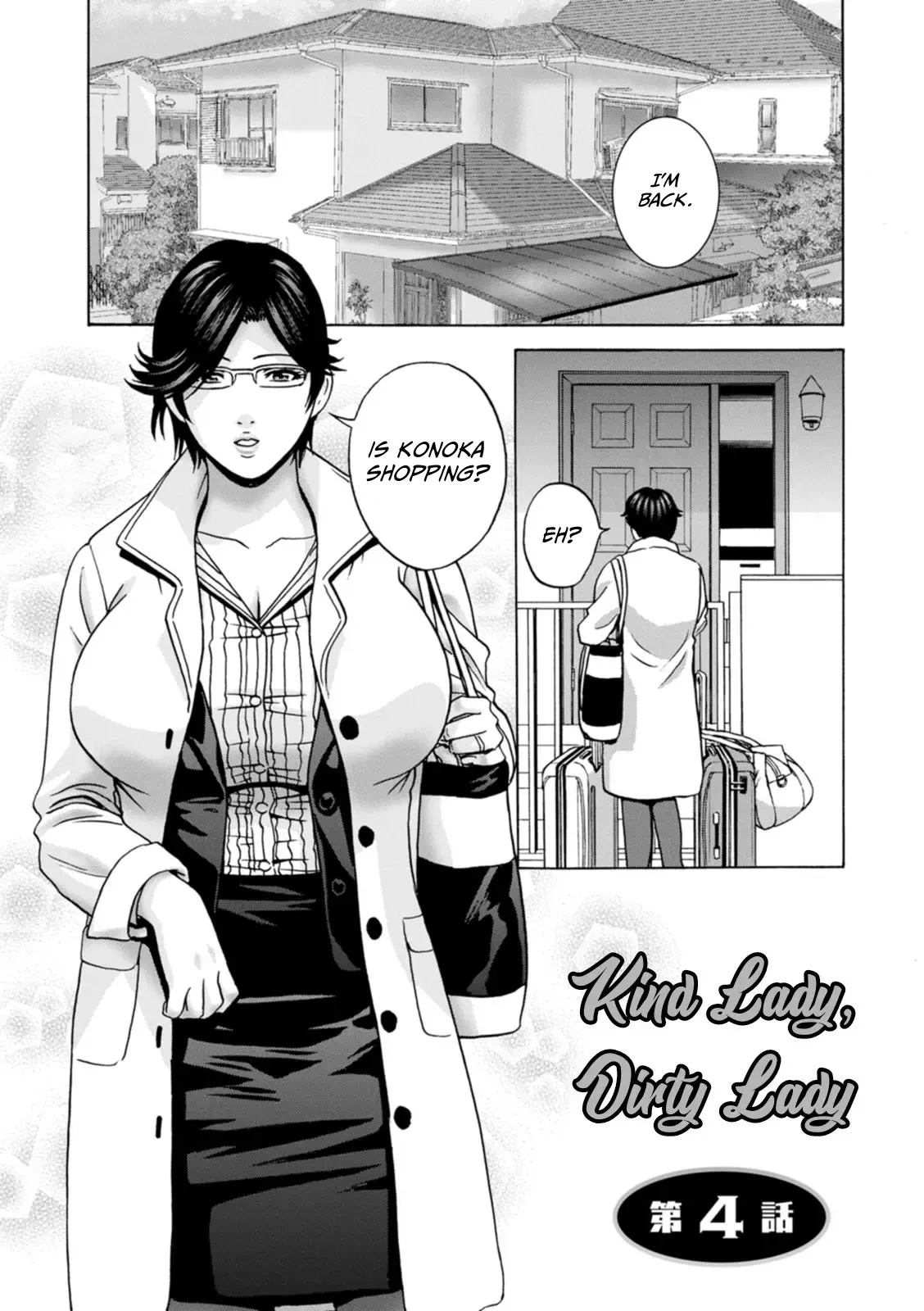 Yasashii Oba-san Yarashii Oba-san | Kind Lady, Dirty Lady Ch. 4 Page 1