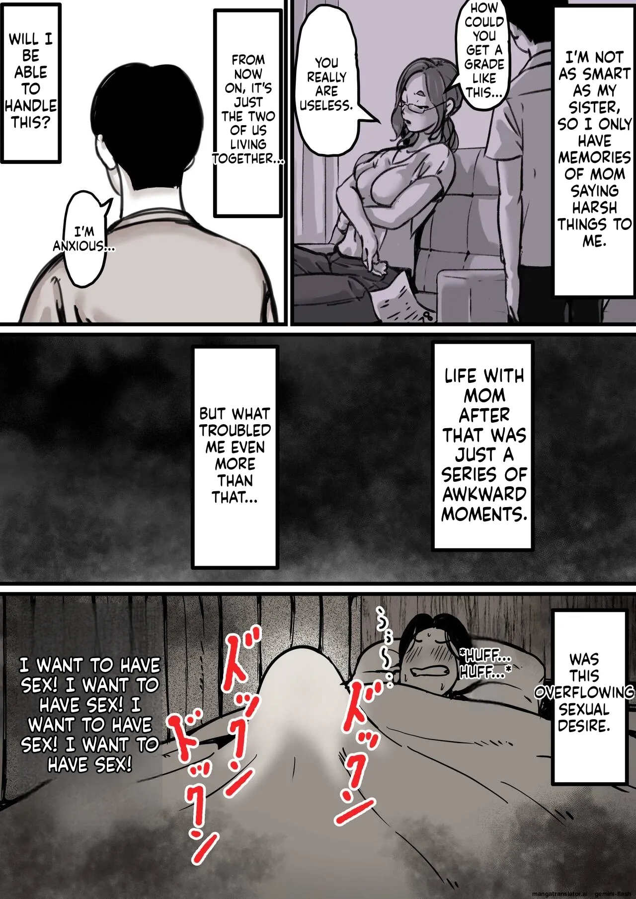 [Furube]Haha to Ochite Iku Part 1 | Falling with Mother Part 1[English] Page 9
