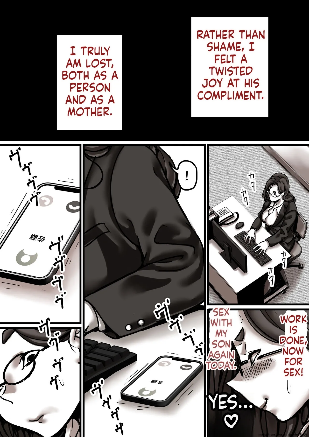 [Furube]Haha to Ochite Iku Part 6 | Falling with Mother Part 6[English] Page 55