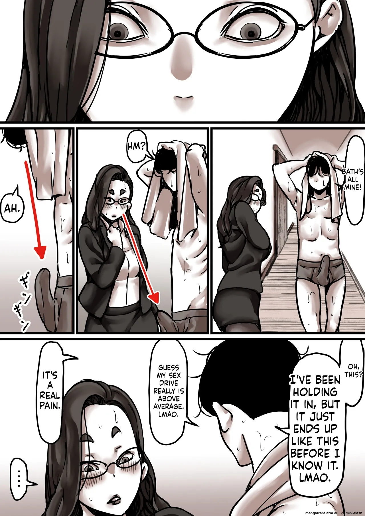 [Furube]Haha to Ochite Iku Part 7 | Falling with Mother Part 7[English] Page 61