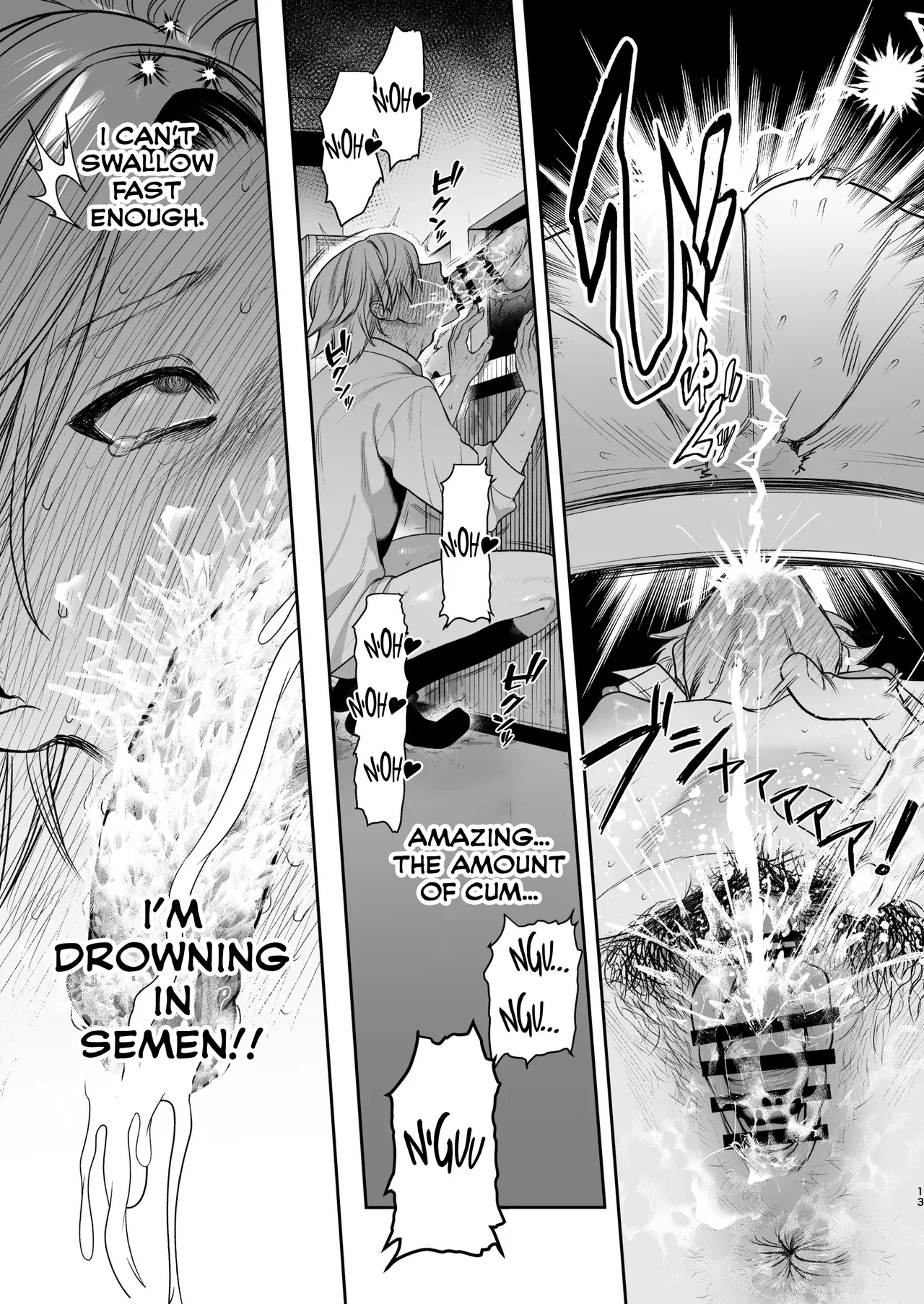 [Club Renew (Teniya Yoshiwaki)]Former-Yankee Cuntboy in a Solo Video Viewing Room(with a Gloryhole) [English] {Yengli} [Digital] Page 14