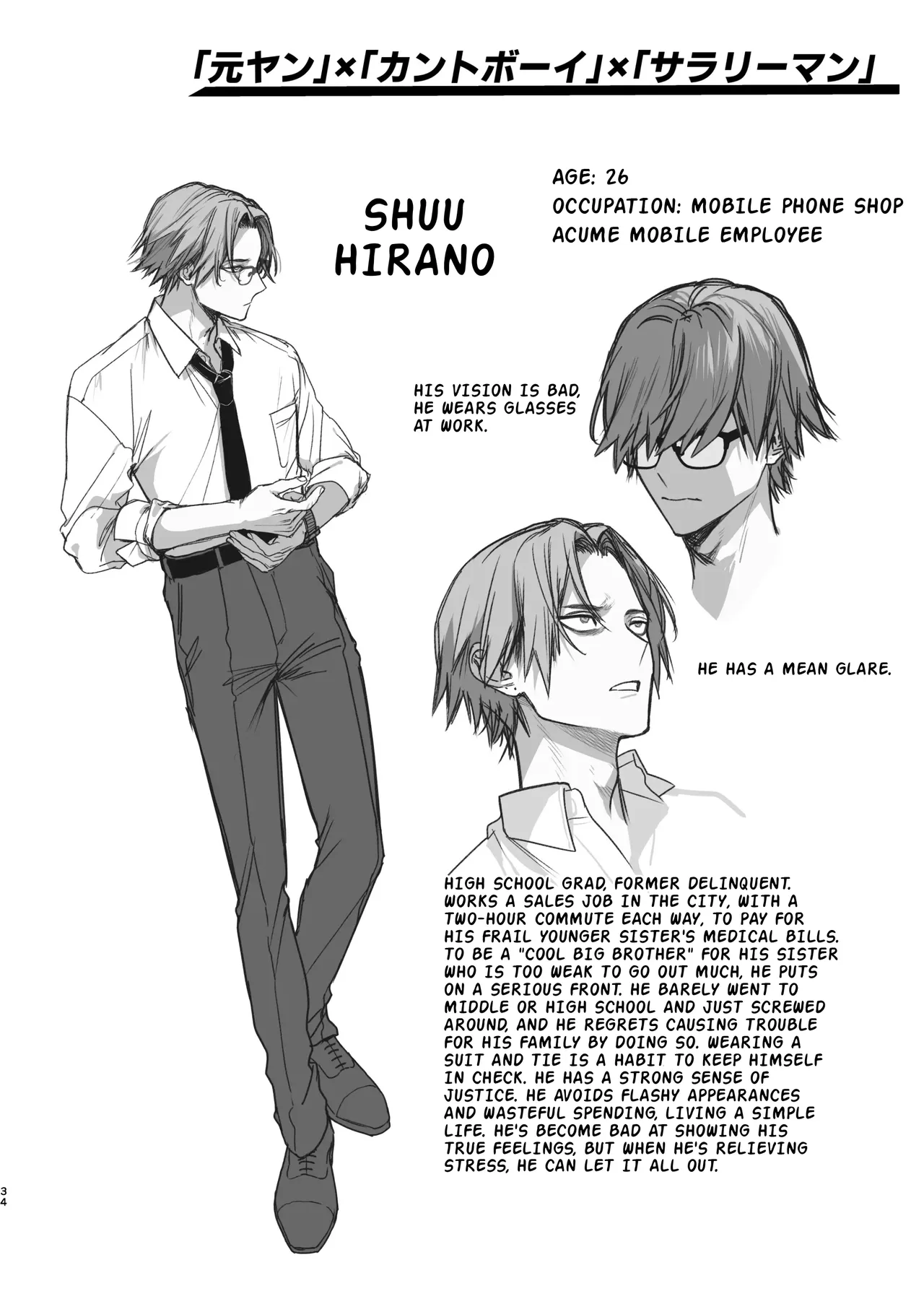 [Club Renew (Teniya Yoshiwaki)]Former-Yankee Cuntboy in a Solo Video Viewing Room(with a Gloryhole) [English] {Yengli} [Digital] Page 35