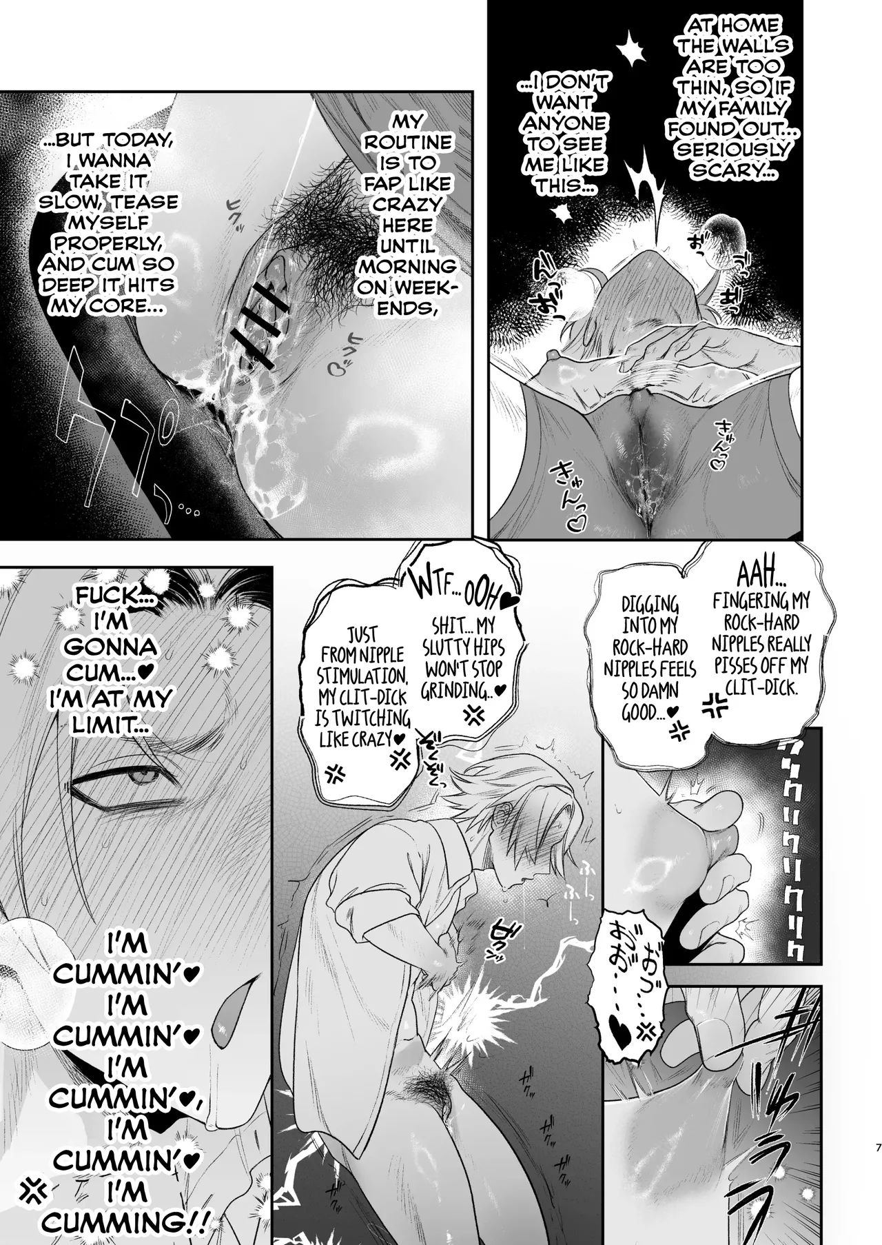 [Club Renew (Teniya Yoshiwaki)]Former-Yankee Cuntboy in a Solo Video Viewing Room(with a Gloryhole) [English] {Yengli} [Digital] Page 8