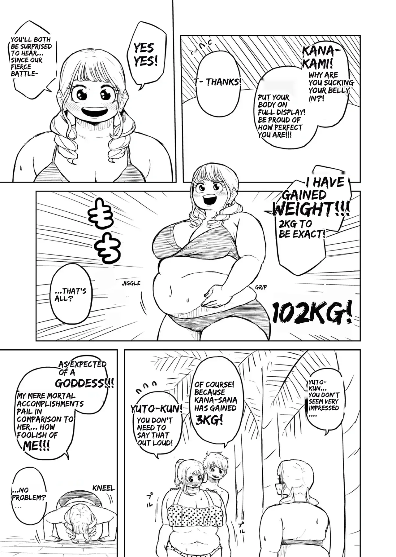 [Pocchari wa sekai o sukuu]Chubby Girlfriend[English Re-Write] Page 131