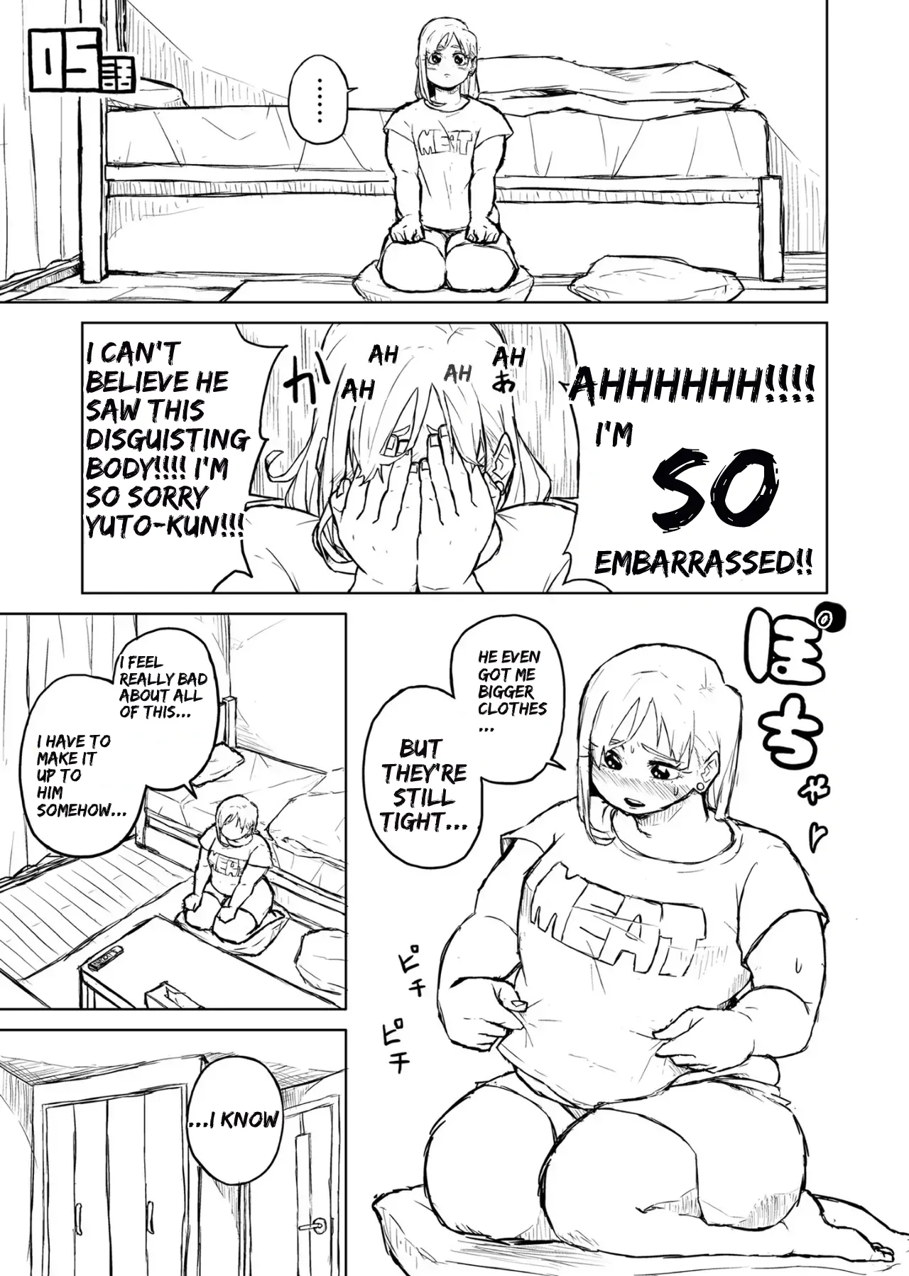 [Pocchari wa sekai o sukuu]Chubby Girlfriend[English Re-Write] Page 17