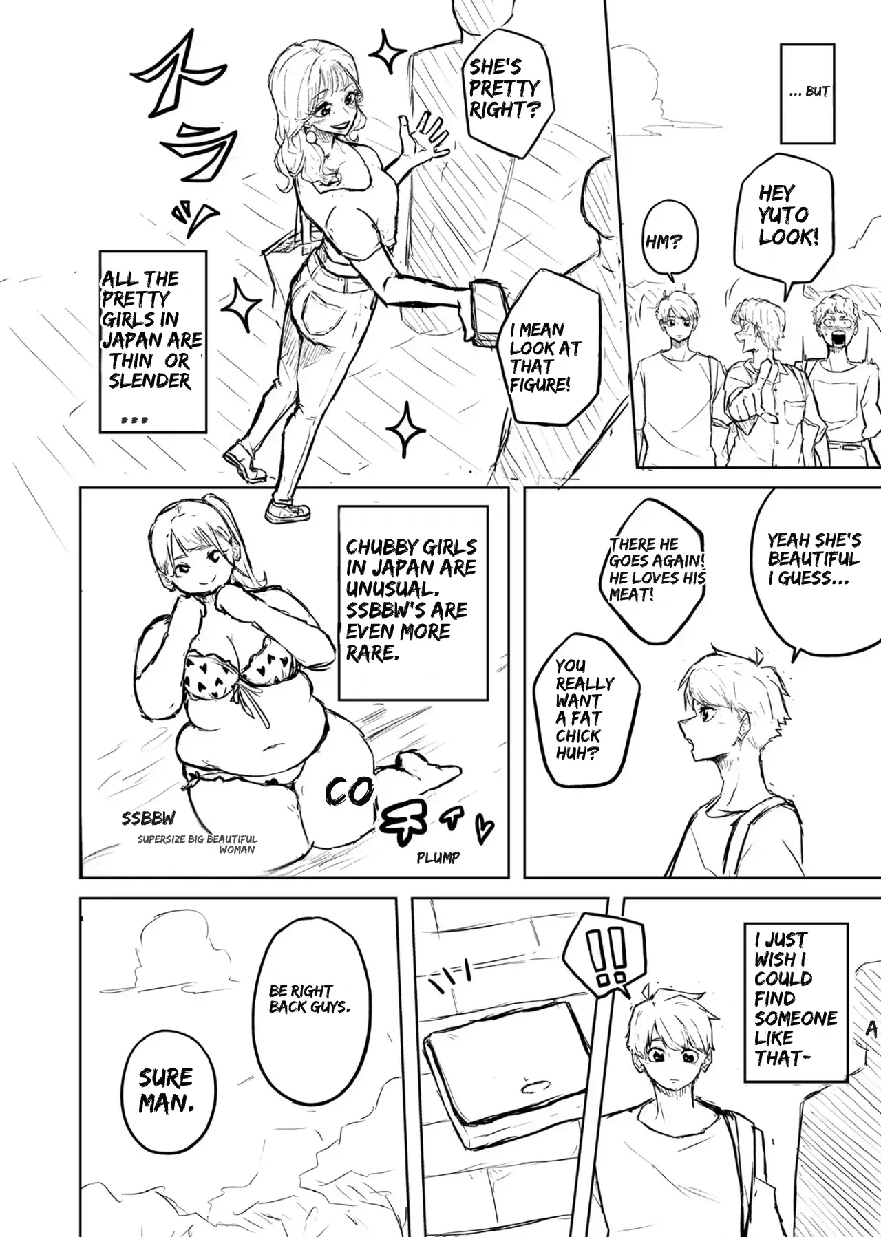 [Pocchari wa sekai o sukuu]Chubby Girlfriend[English Re-Write] Page 2