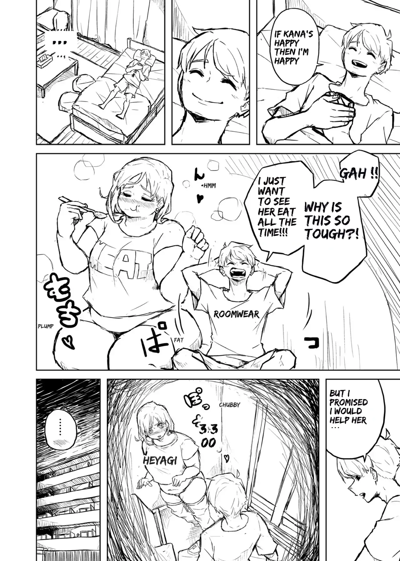 [Pocchari wa sekai o sukuu]Chubby Girlfriend[English Re-Write] Page 22