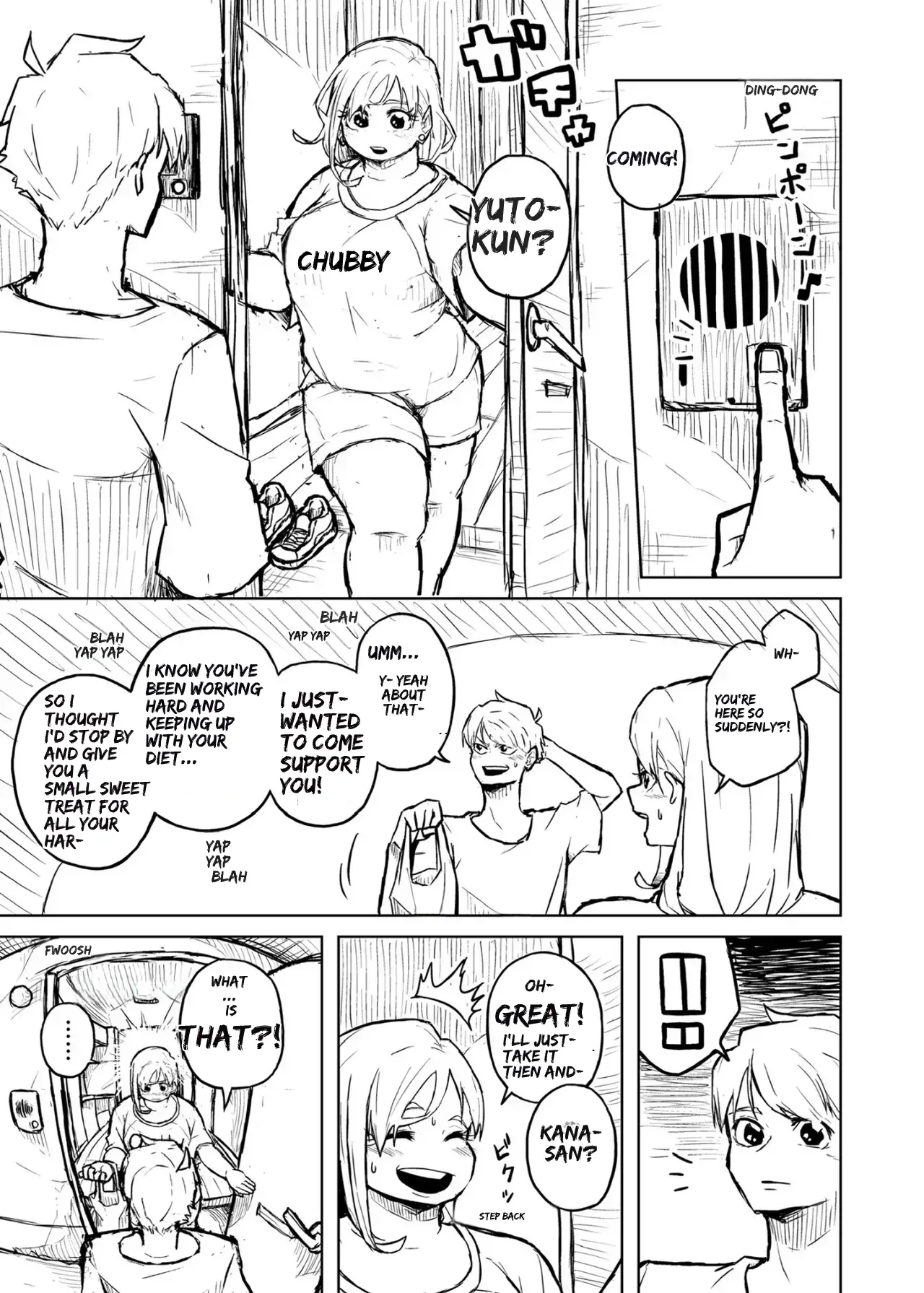 [Pocchari wa sekai o sukuu]Chubby Girlfriend[English Re-Write] Page 23