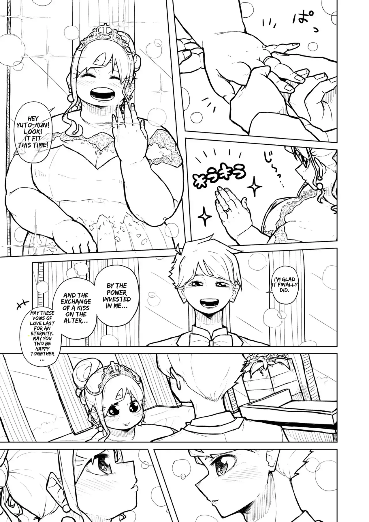 [Pocchari wa sekai o sukuu]Chubby Girlfriend[English Re-Write] Page 391