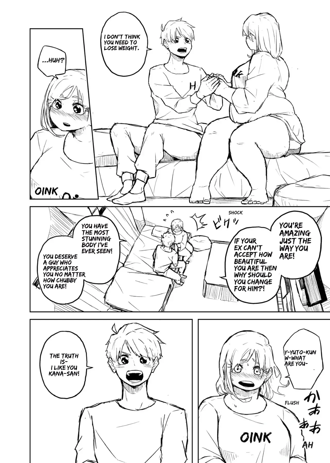 [Pocchari wa sekai o sukuu]Chubby Girlfriend[English Re-Write] Page 40