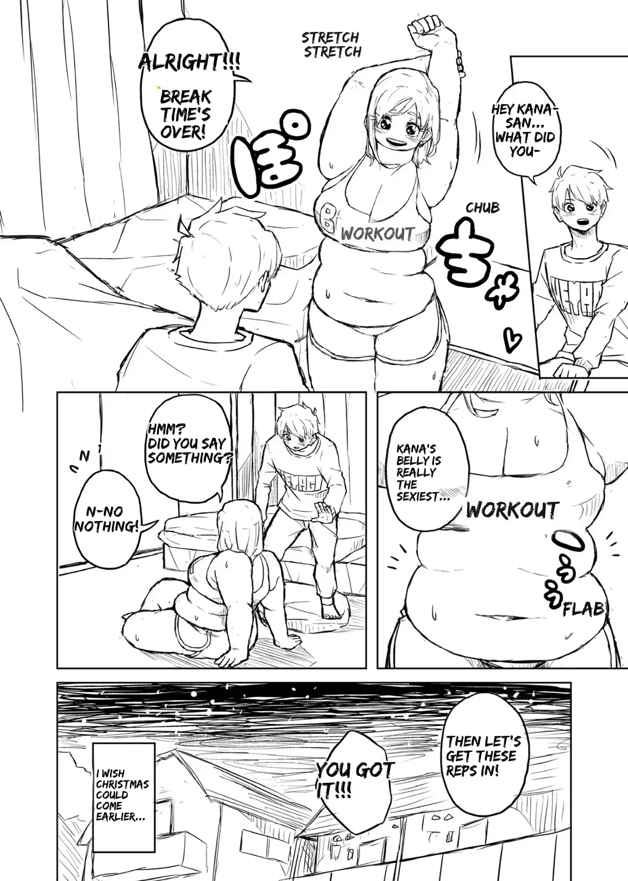 [Pocchari wa sekai o sukuu]Chubby Girlfriend[English Re-Write] Page 52