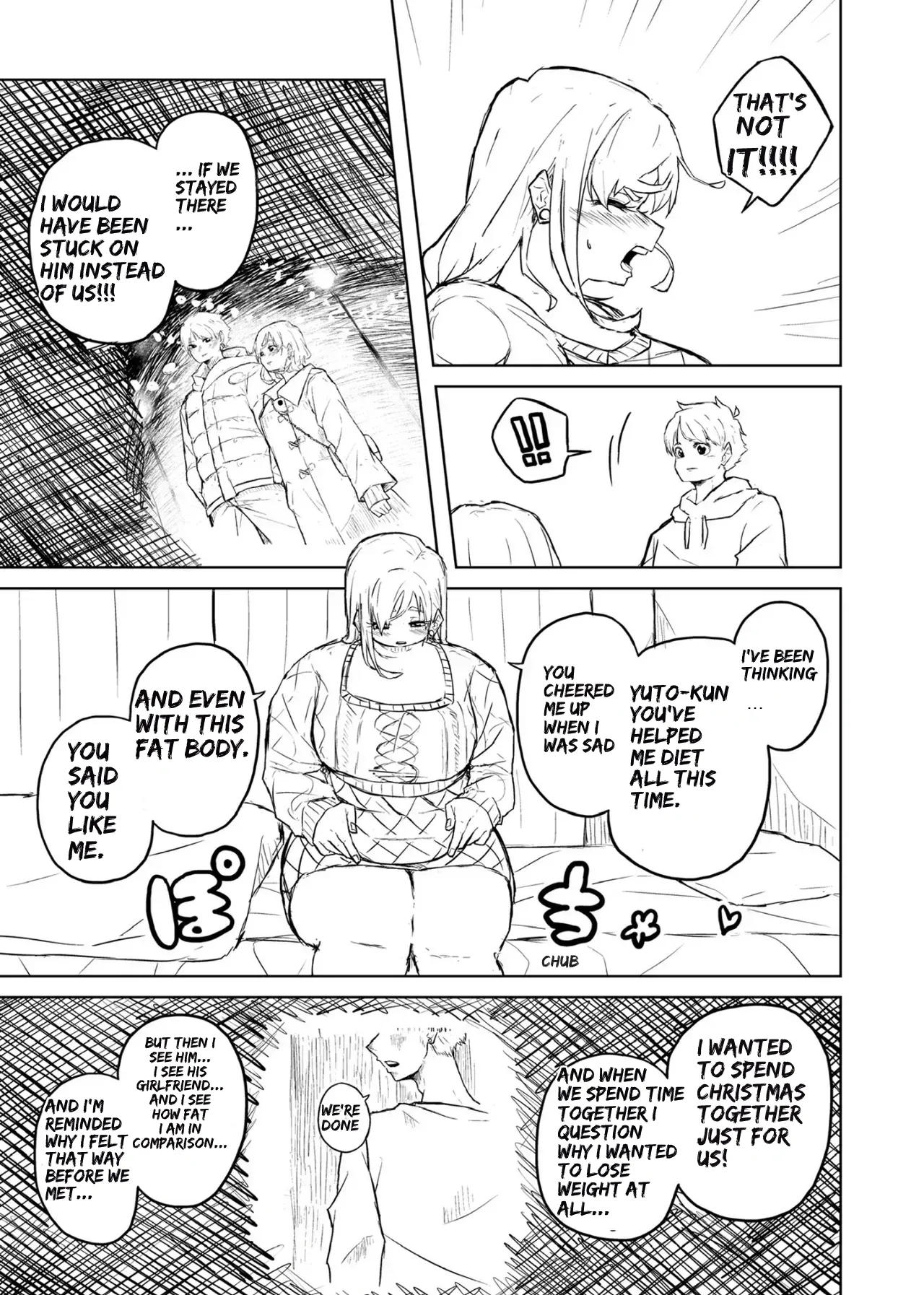 [Pocchari wa sekai o sukuu]Chubby Girlfriend[English Re-Write] Page 59