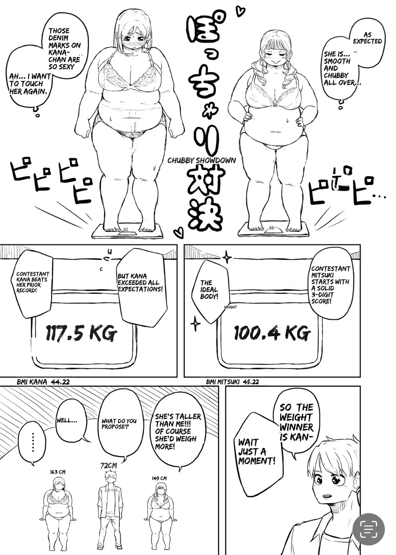 [Pocchari wa sekai o sukuu]Chubby Girlfriend[English Re-Write] Page 95