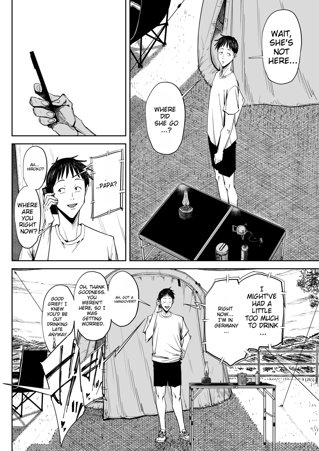 [Shioji]The Story of Fucking a Married Woman with a Huge Ass Until Morning[English][MTL] Page 61