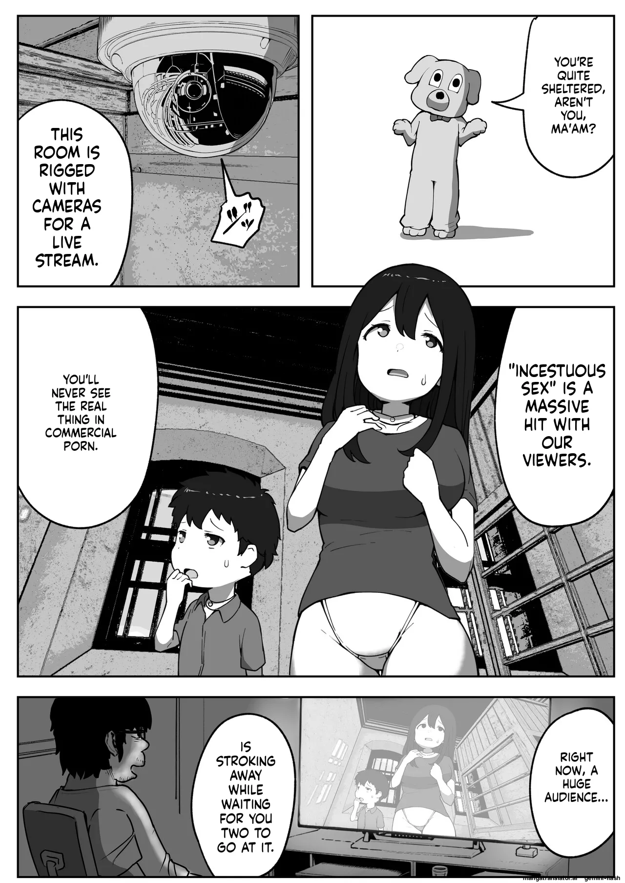 [Resoman Manga Koubou]Oyako Nakadashi desugemu | Parent-Child Creampie Death Game[English MTL] Page 9