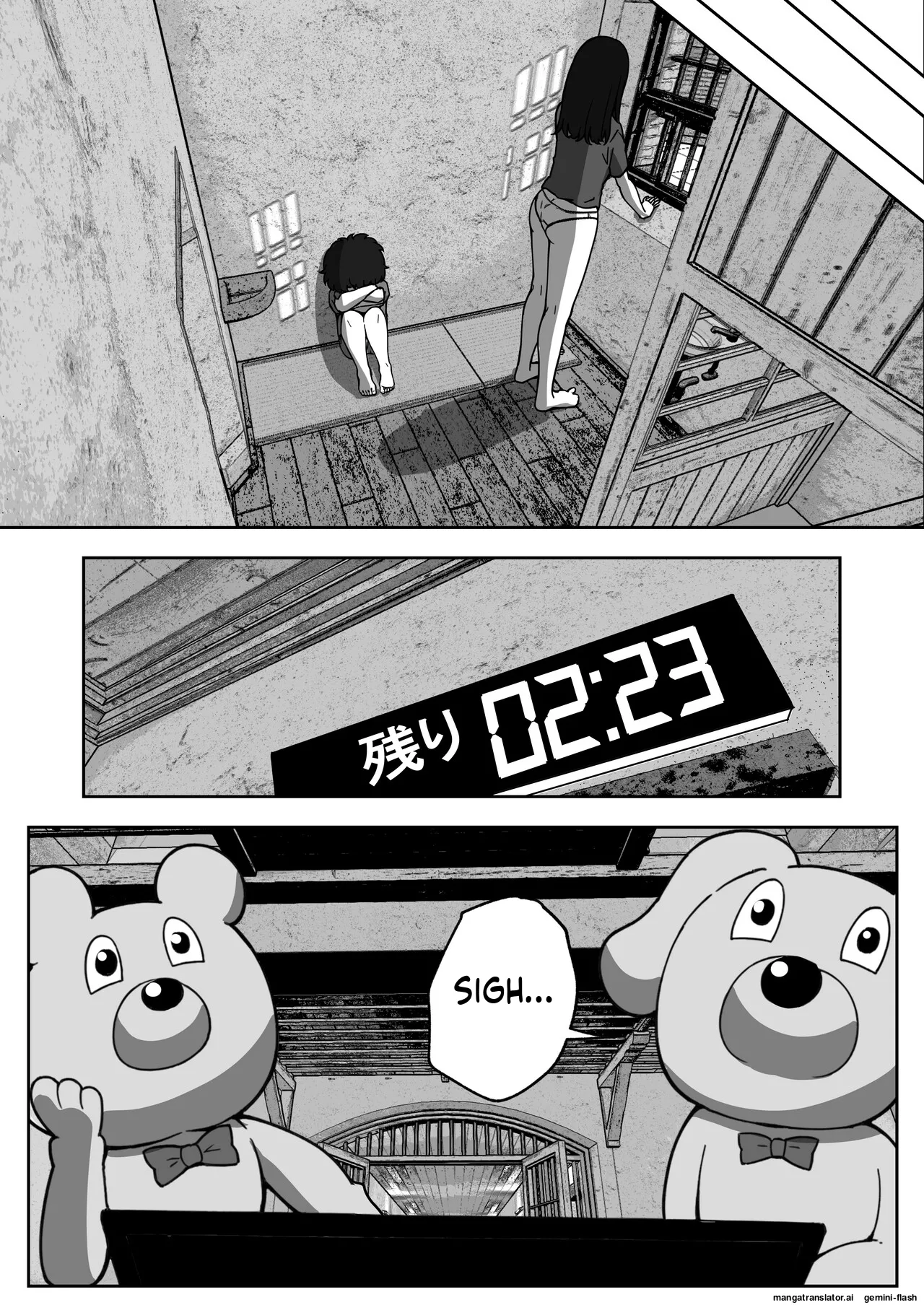 [Resoman Manga Koubou]Oyako Nakadashi desugemu | Parent-Child Creampie Death Game[English MTL] Page 11