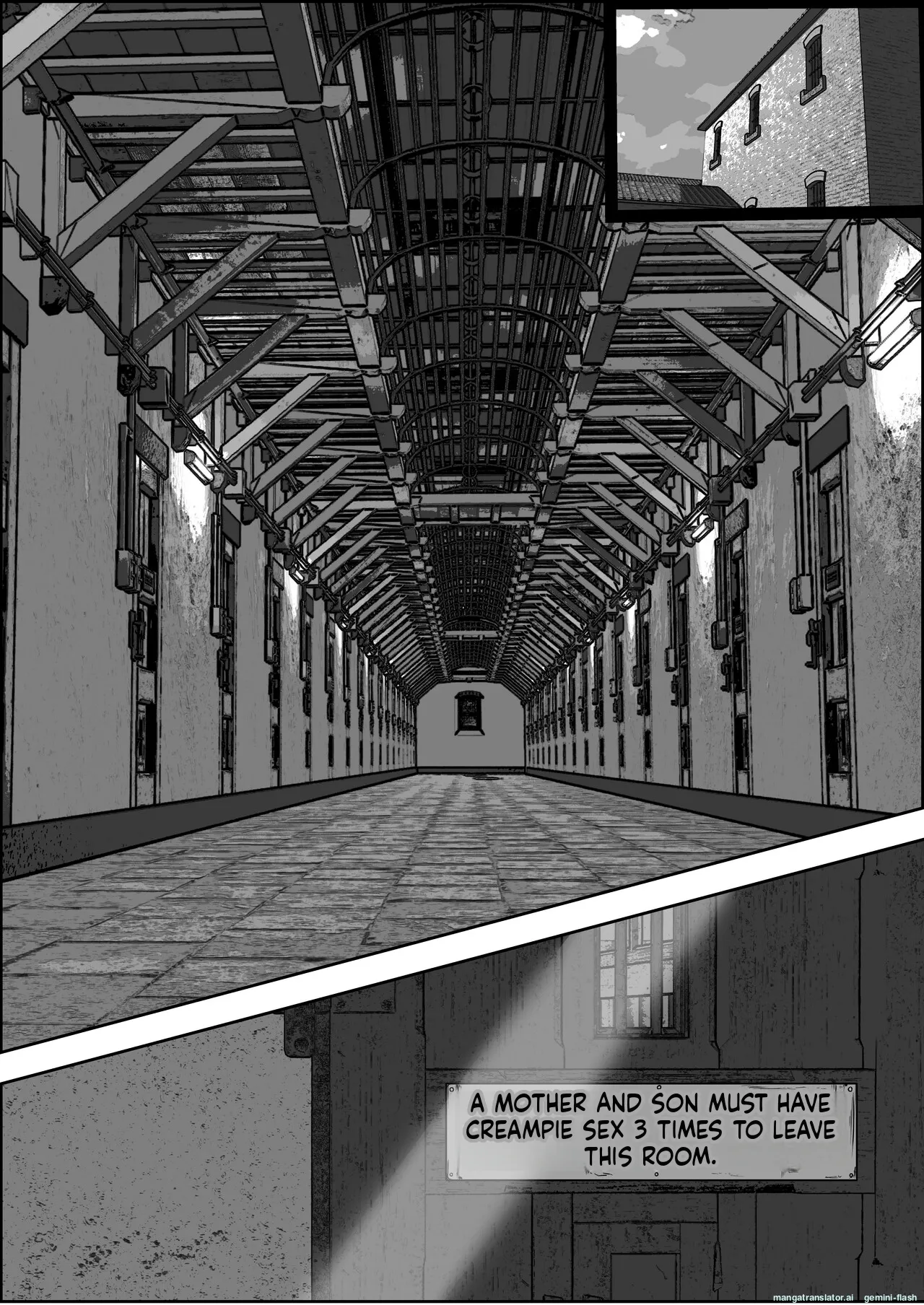 [Resoman Manga Koubou]Oyako Nakadashi desugemu | Parent-Child Creampie Death Game[English MTL] Page 1