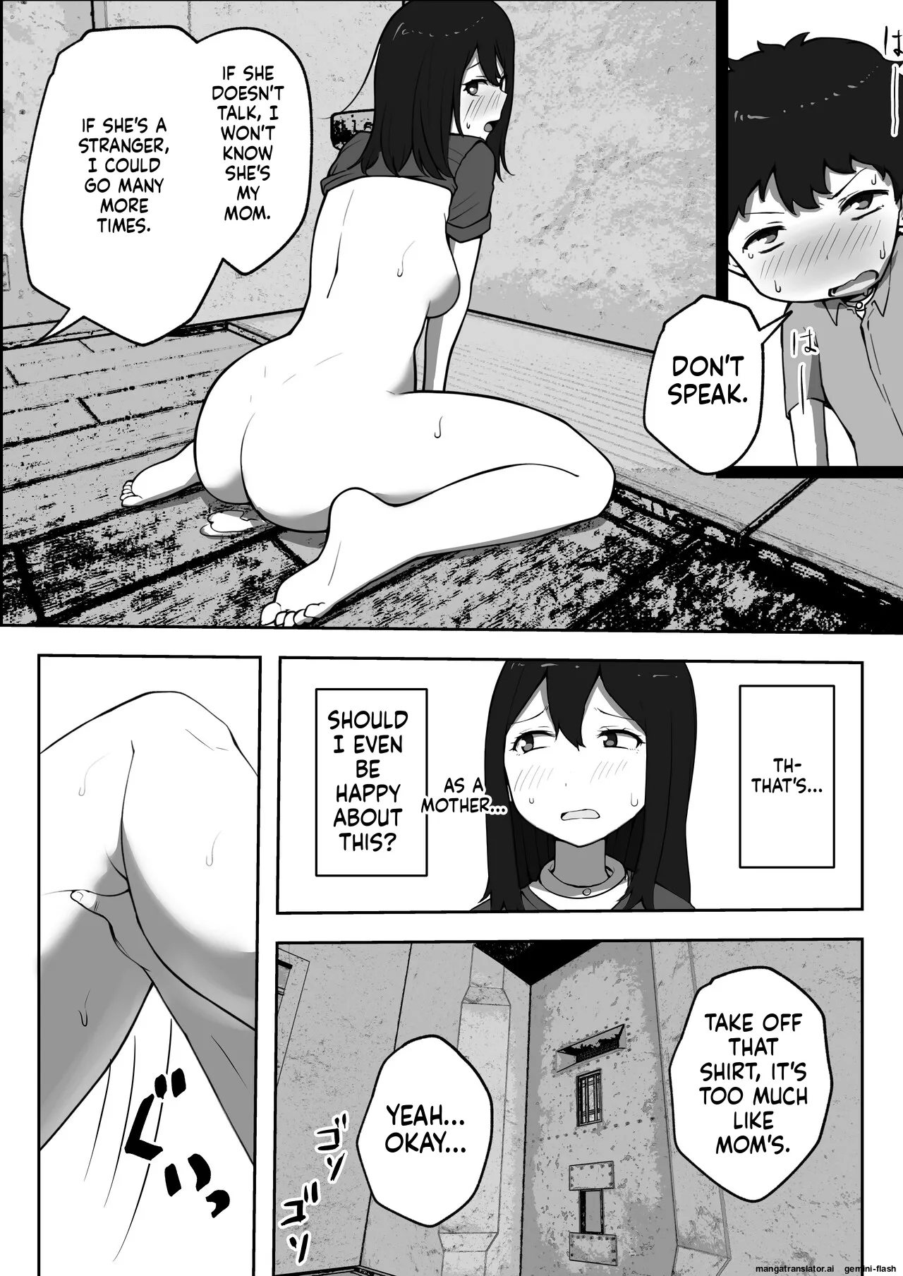 [Resoman Manga Koubou]Oyako Nakadashi desugemu | Parent-Child Creampie Death Game[English MTL] Page 30