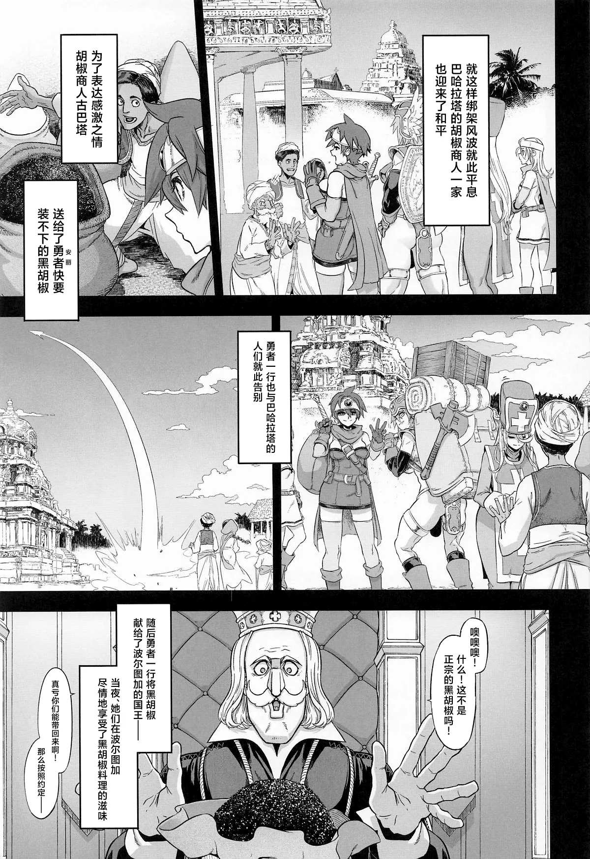 (C107) [DA HOOTCH (ShindoL)]Onna Yuusha no Tabi 8 Abunai Mizugi no Buzoku Yome(Dragon Quest III) [Chinese] Page 6