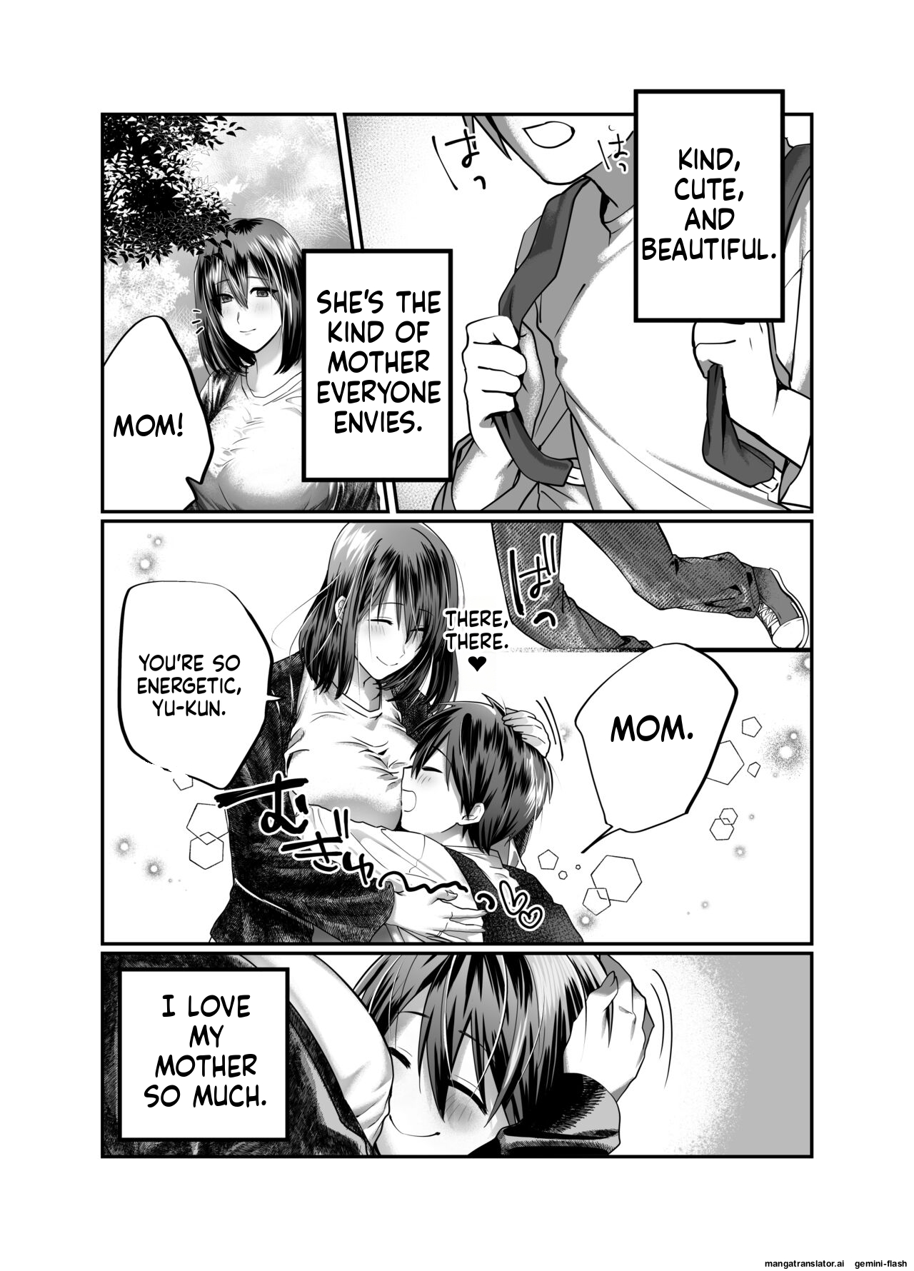 [Mousou Sanmyaku (Yamaoku Midori)]Boku no Mama wa... - My mom... icharabu kinshin amaama comic | My mom is...[English] Page 5
