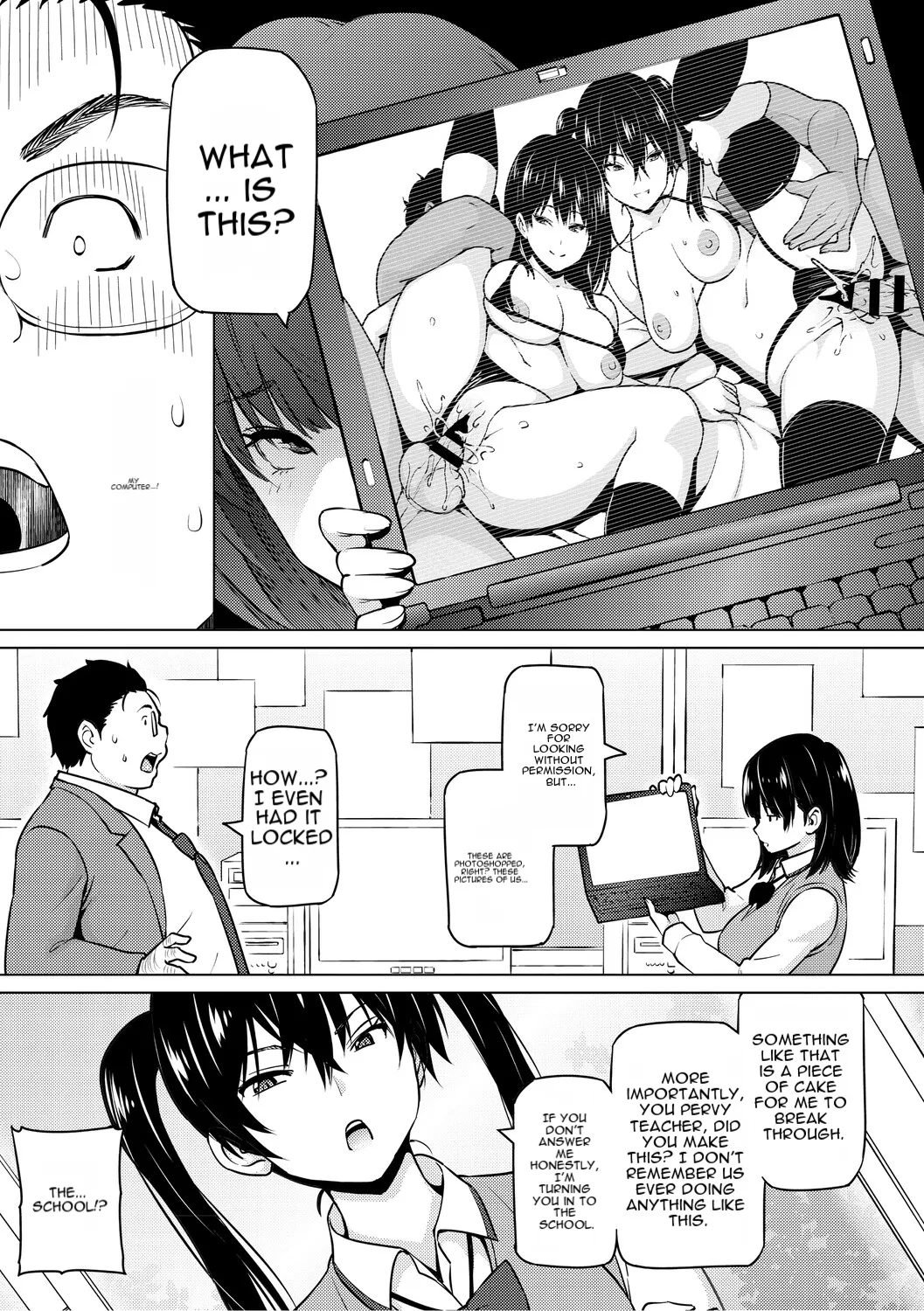 [Sanagi Torajiro]Cuckolded: Fap Material Gir[English][MTL] Page 8