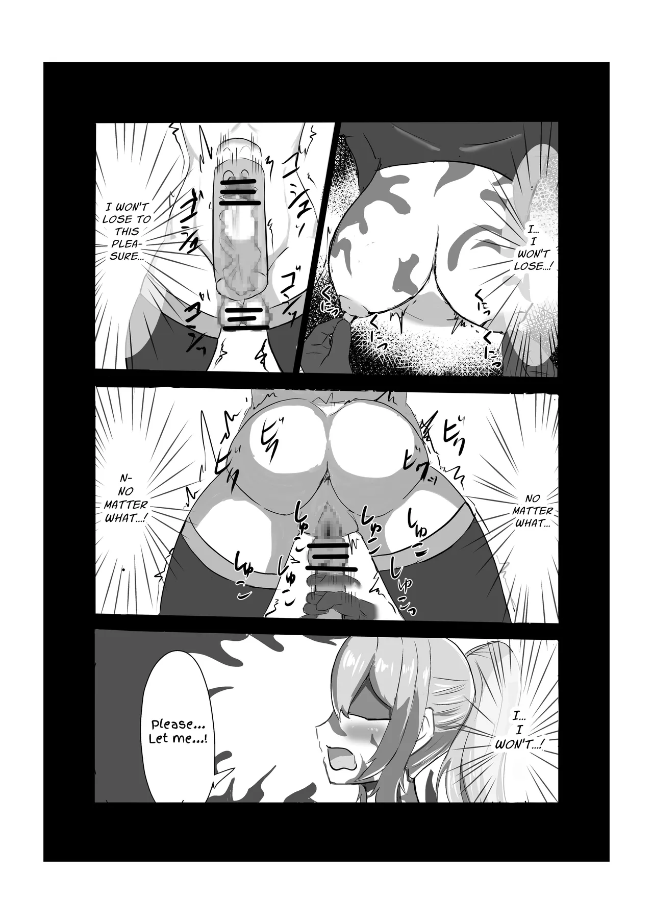 [Hard☆Maniax]Futanari Onna Kishi, Zako Chinpo Naburare Renzoku Shasei de Buzama ni Inma Ochi suru | Futanari Knightess Has Her Weakling Dick Tormented and Brought To Climax Over and Over Again, She Abysmally Falls To The Dark Side[English] [GGY Translations] Page 33