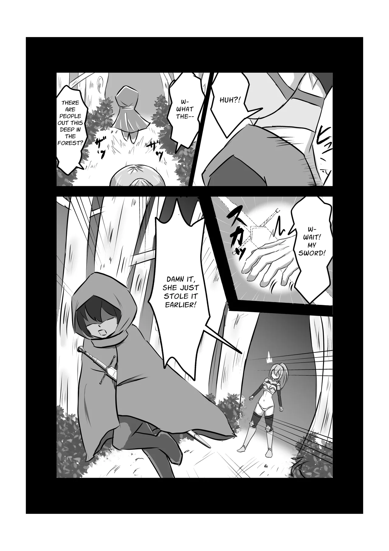 [Hard☆Maniax]Futanari Onna Kishi, Zako Chinpo Naburare Renzoku Shasei de Buzama ni Inma Ochi suru | Futanari Knightess Has Her Weakling Dick Tormented and Brought To Climax Over and Over Again, She Abysmally Falls To The Dark Side[English] [GGY Translations] Page 6