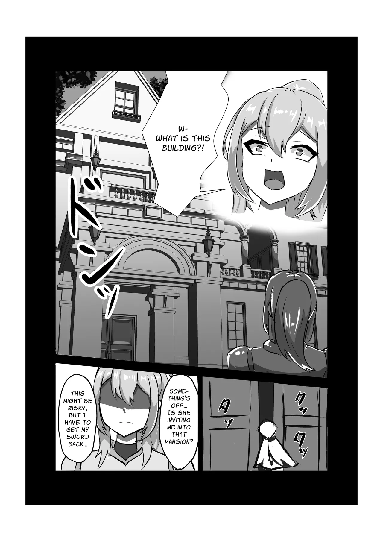 [Hard☆Maniax]Futanari Onna Kishi, Zako Chinpo Naburare Renzoku Shasei de Buzama ni Inma Ochi suru | Futanari Knightess Has Her Weakling Dick Tormented and Brought To Climax Over and Over Again, She Abysmally Falls To The Dark Side[English] [GGY Translations] Page 8