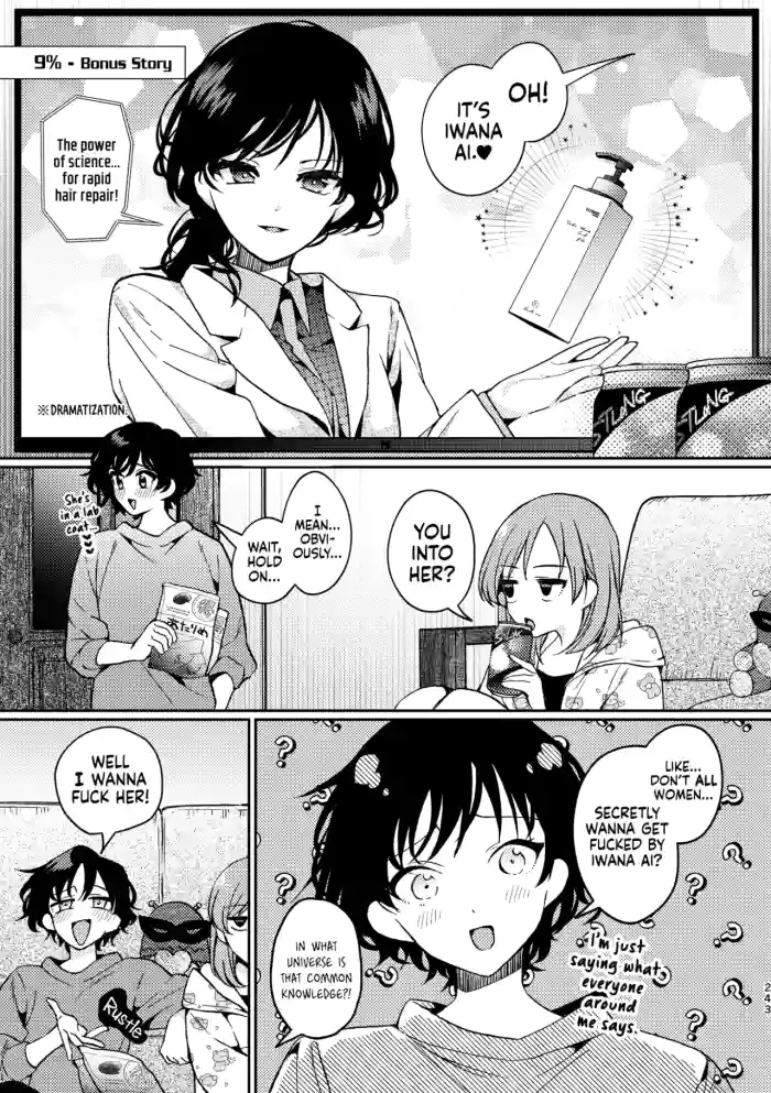 [Boushitsu Yesterday (Kawauchi)]9% - Bonus Story(R18 Yuri Soushuuhen i no Arika - where love is) [English] [Castle TL] [Digital]