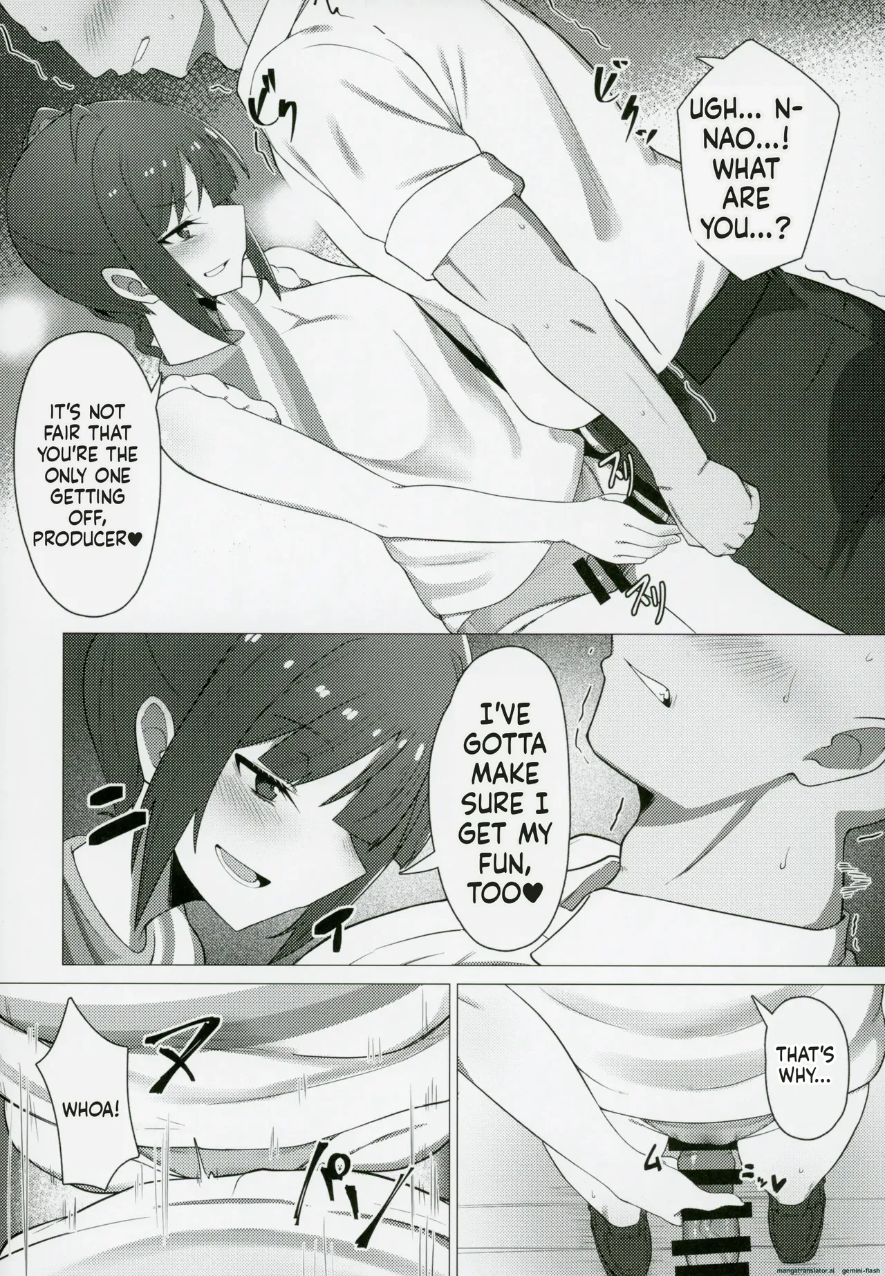 (IDOL STAR FESTIV@L 12) [Chou Rojiura Gasshuukoku (Minakami Rin)]Tantou no Yokoyama Nao-san no Oshiri ni Miryou Sareru Hon(THE IDOLM@STER MILLION LIVE!) [English] [DIYMTL] Page 11