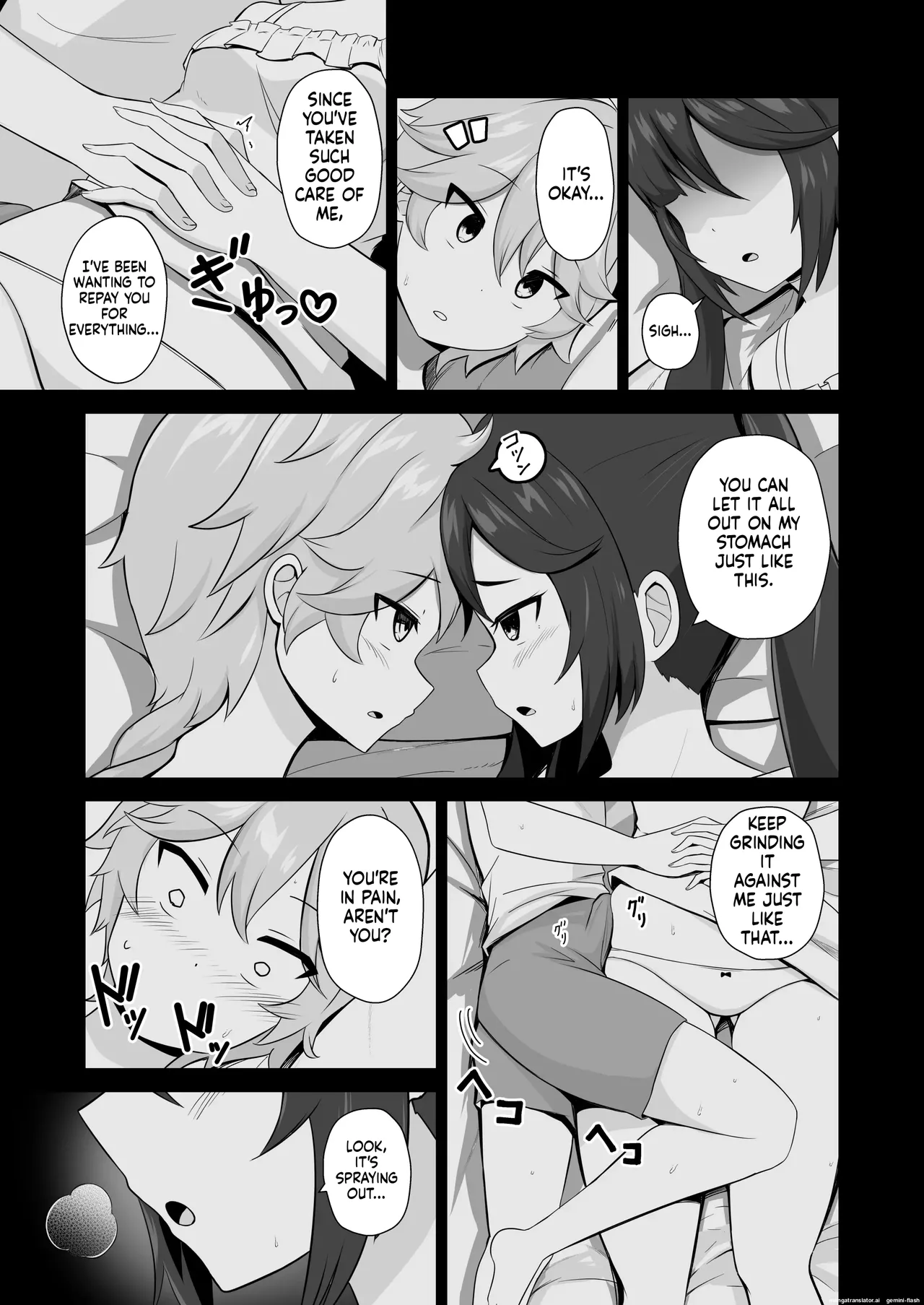 [Kikiki no Kikki (Yuzu Kiiro)]Mona Siri Heko Heko Koshi Panpan.(Genshin Impact) [English][DIYMTL][Digital] Page 9