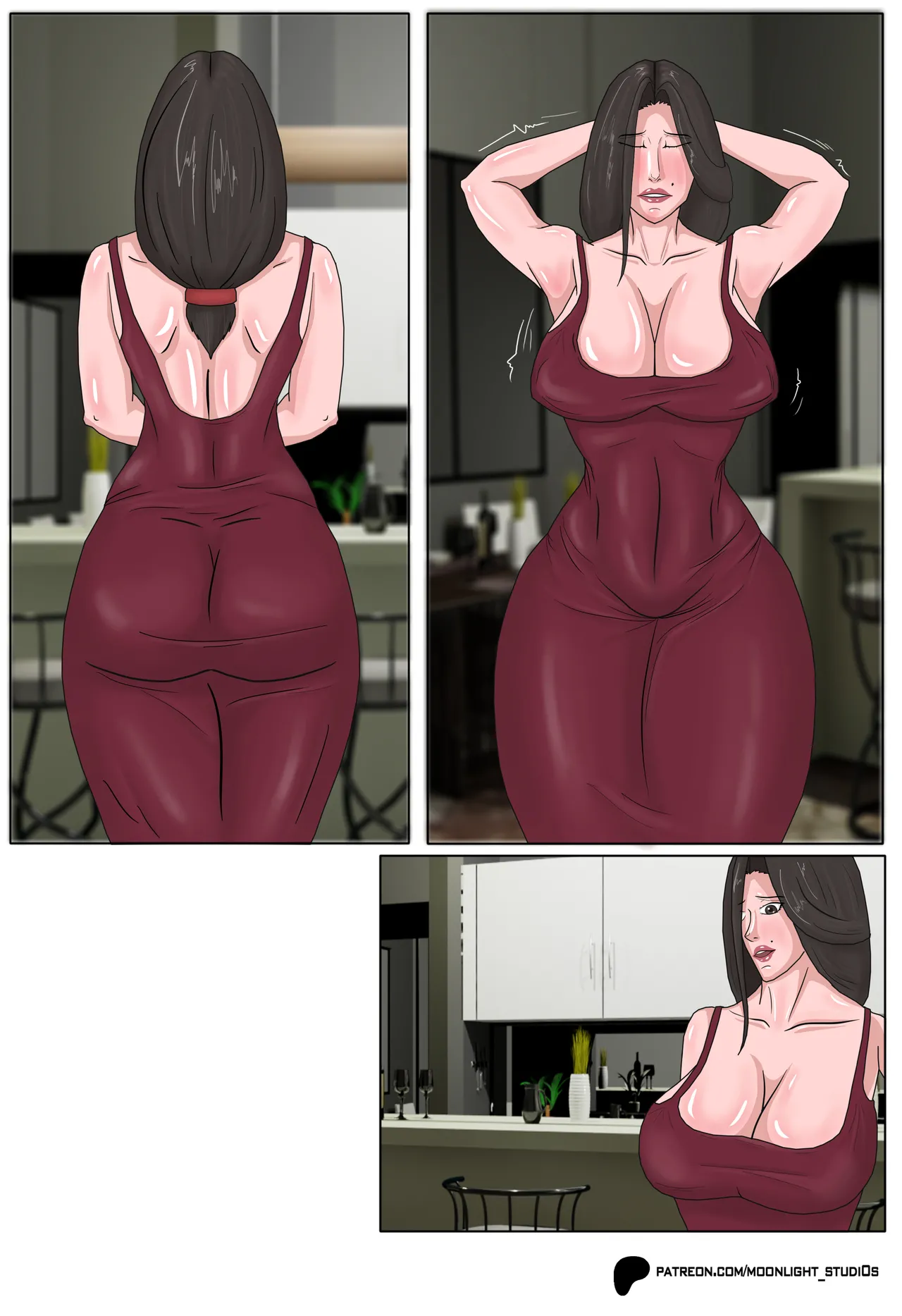 Mom handles the bully chapter 1-3[Moonlight_studios] Page 19