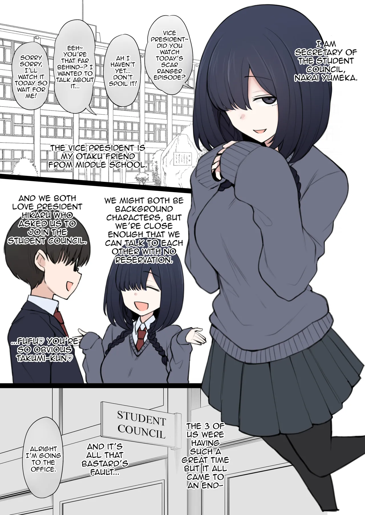 [Terasu MC]Yarichin Shinnyuusei ni Hakai Sarete Shimatta Watashi no Heibon na Seitokai Life | My Happy Student Council Life Is Slowly Being Destroyed Behind My Back By A Playboy New Student[English] Page 32