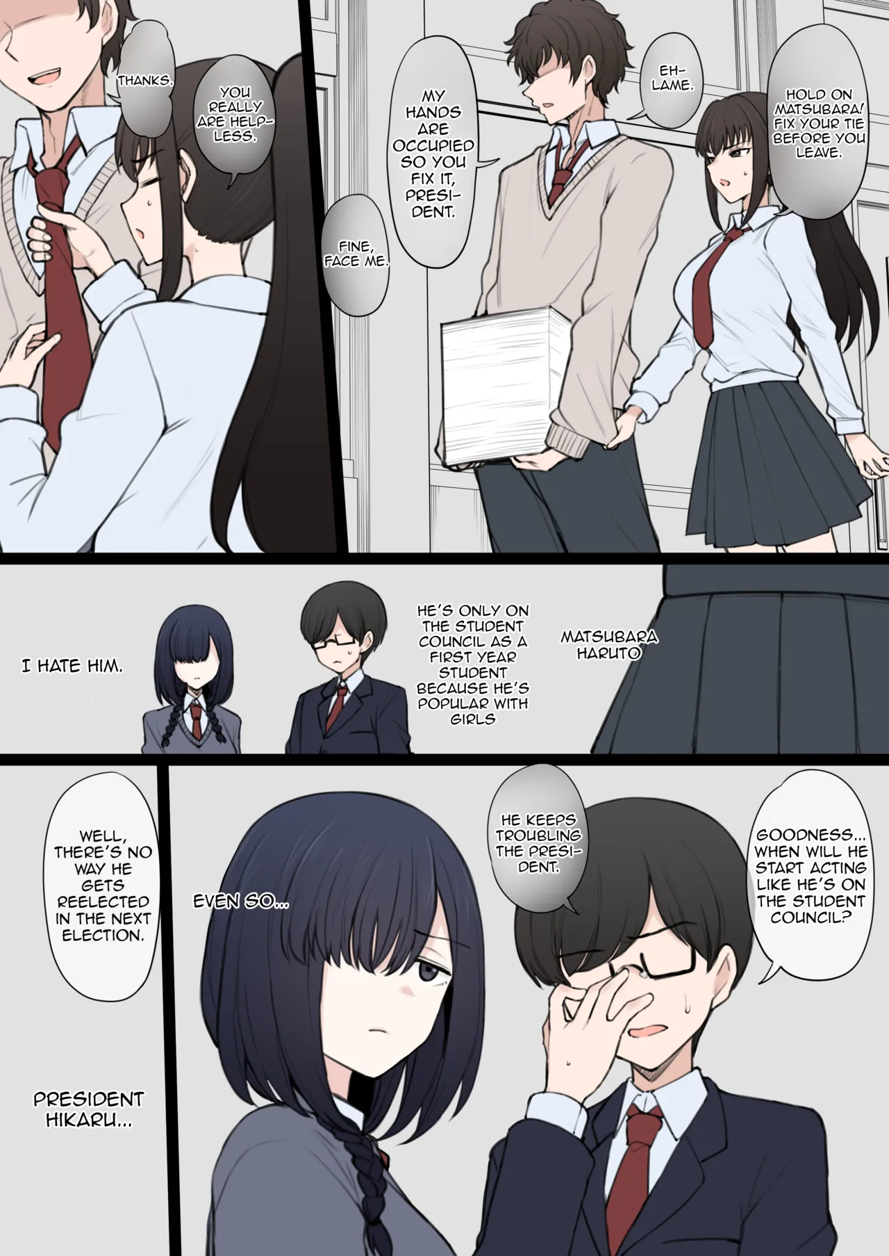 [Terasu MC]Yarichin Shinnyuusei ni Hakai Sarete Shimatta Watashi no Heibon na Seitokai Life | My Happy Student Council Life Is Slowly Being Destroyed Behind My Back By A Playboy New Student[English] Page 33