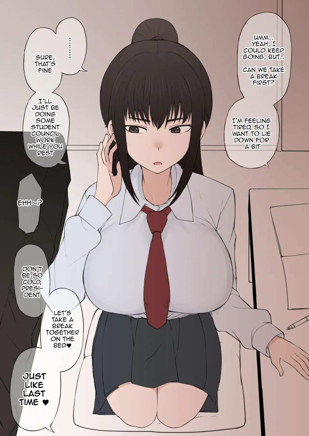 [Terasu MC]Yarichin Shinnyuusei ni Hakai Sarete Shimatta Watashi no Heibon na Seitokai Life | My Happy Student Council Life Is Slowly Being Destroyed Behind My Back By A Playboy New Student[English] Page 9