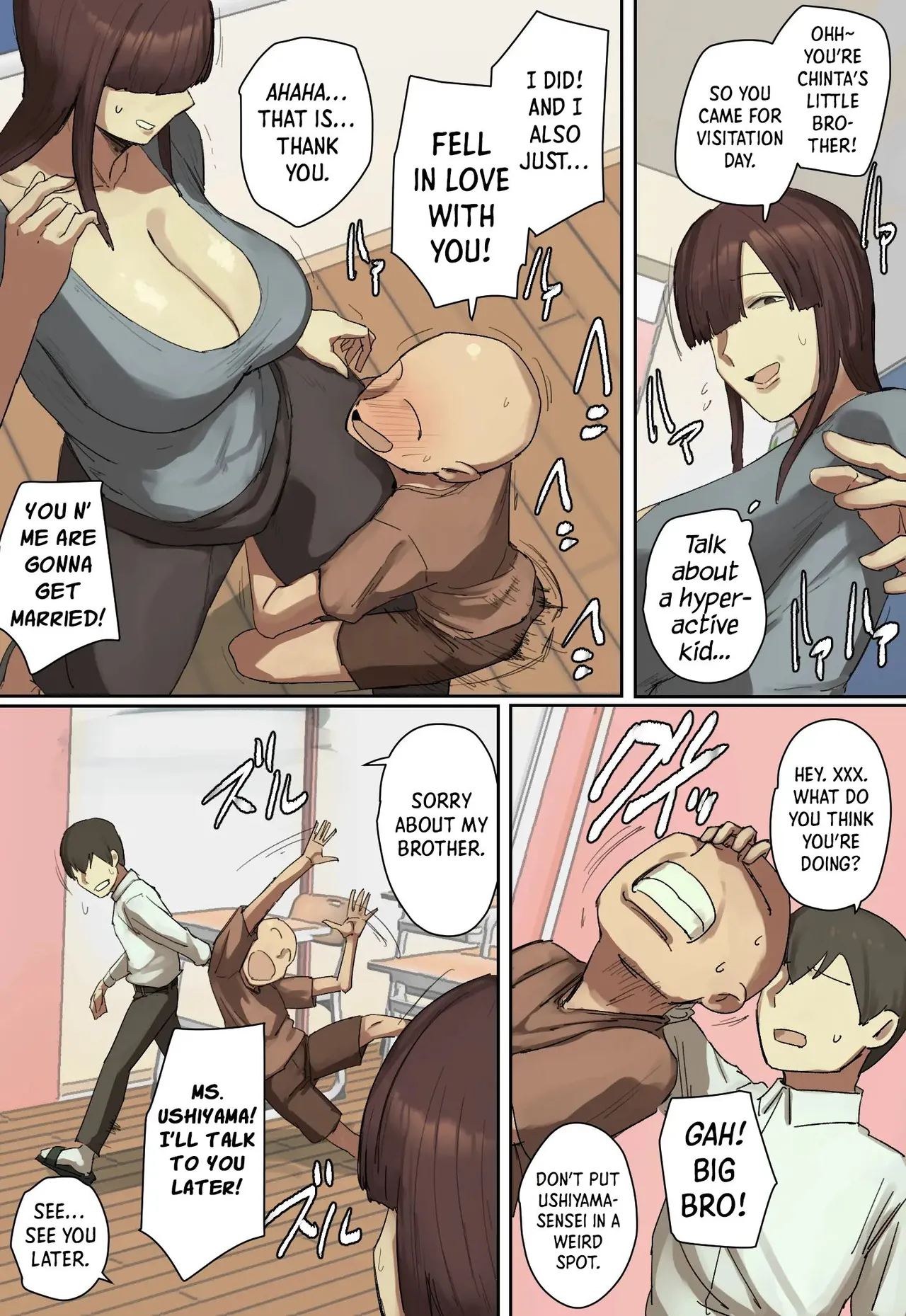 It was Love at First Sight With my Brothers Teacher on his School’s Visitation Day![Full Color Edition] Page 5