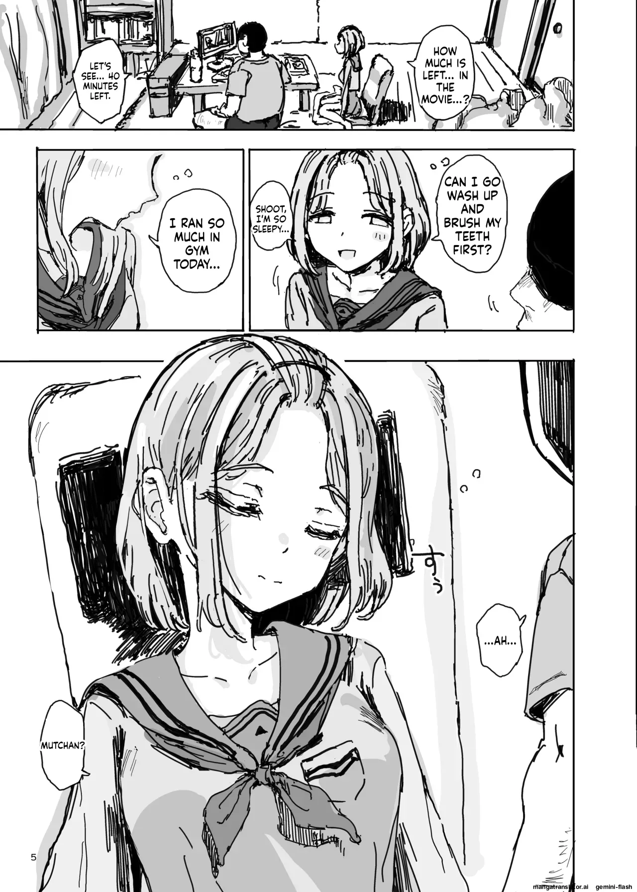 [Gamenhaji (Noji)]My little sister has turned into a perverted masochistic semen-sucking slut...[DL version] Page 4