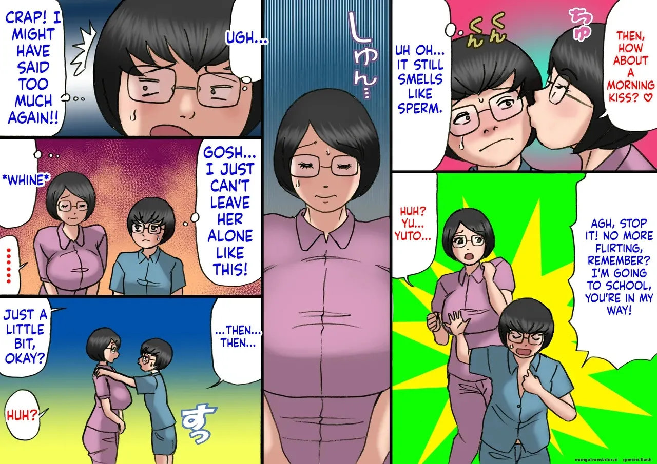 [Samura Shihitoshihitohito (Shiki Hanana)]Ichatsuki Okaa-san to Shishunki no Boku Zenpen | Flirting with my mother and my teenage years, full length[English] Page 47