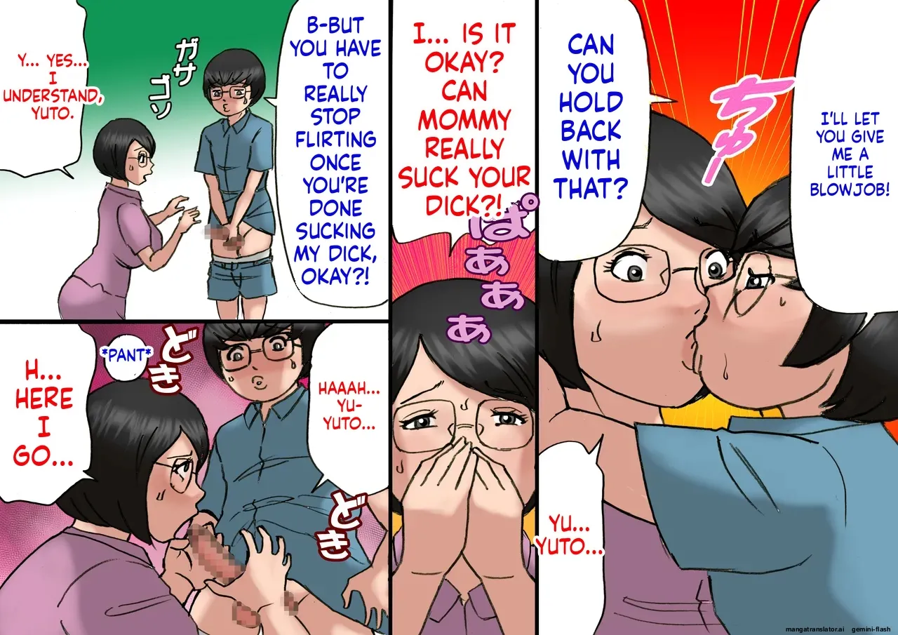 [Samura Shihitoshihitohito (Shiki Hanana)]Ichatsuki Okaa-san to Shishunki no Boku Zenpen | Flirting with my mother and my teenage years, full length[English] Page 48