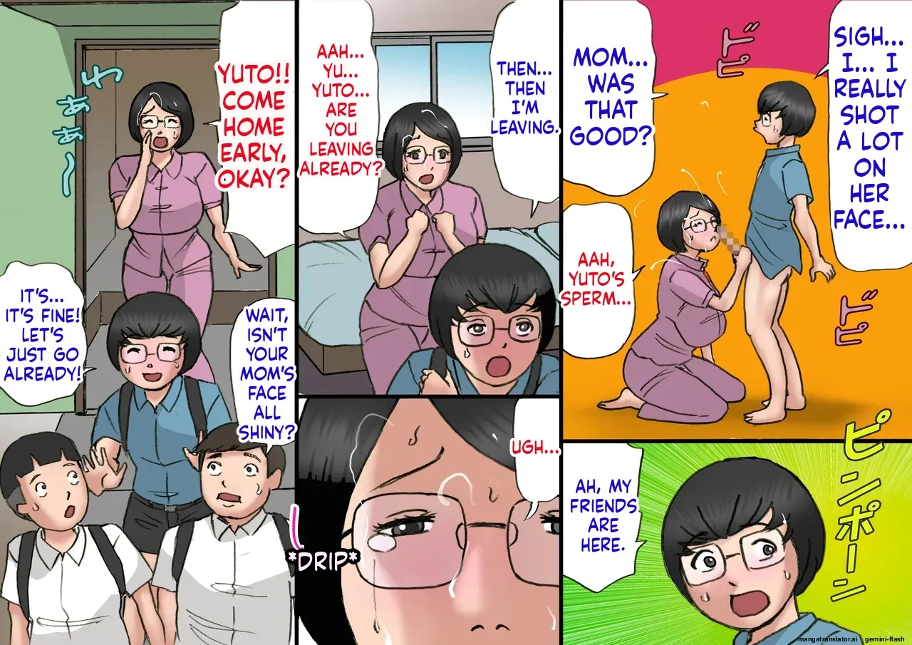 [Samura Shihitoshihitohito (Shiki Hanana)]Ichatsuki Okaa-san to Shishunki no Boku Zenpen | Flirting with my mother and my teenage years, full length[English] Page 53